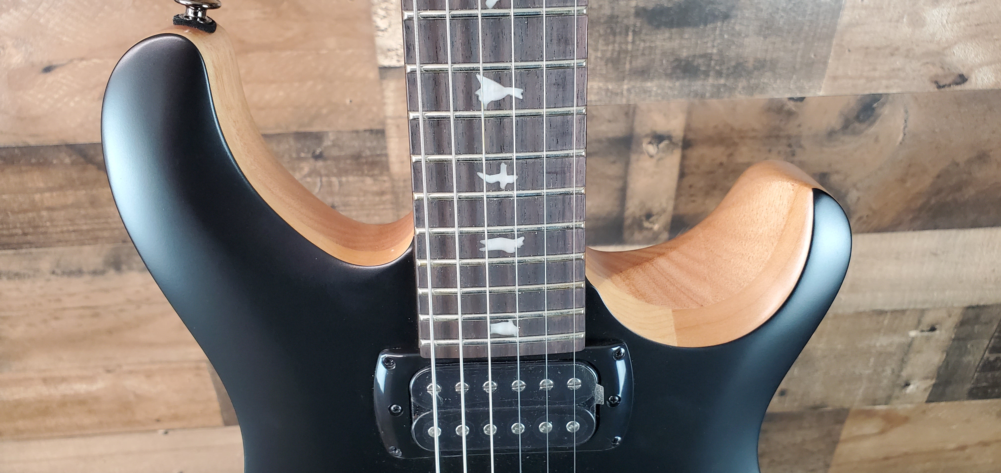 PRS SE CE 24 Satin - Flat Black Top, C&M Exclusive - Black