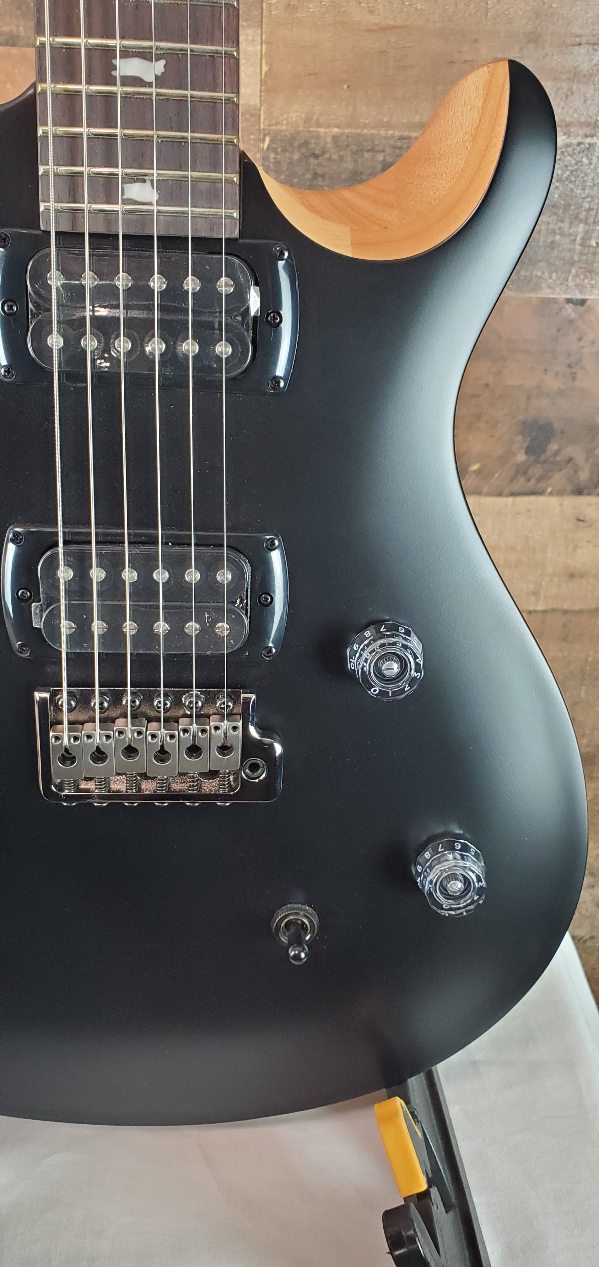 PRS SE CE 24 Satin - Flat Black Top, C&M Exclusive - Black