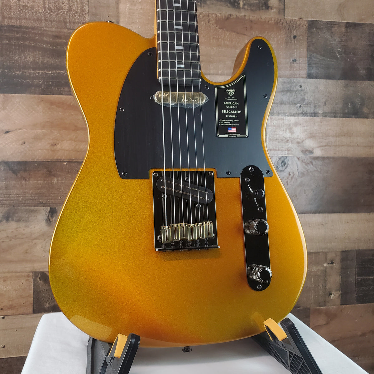 Fender 75th Anniversary American Ultra II Telecaster - Liquid Gold