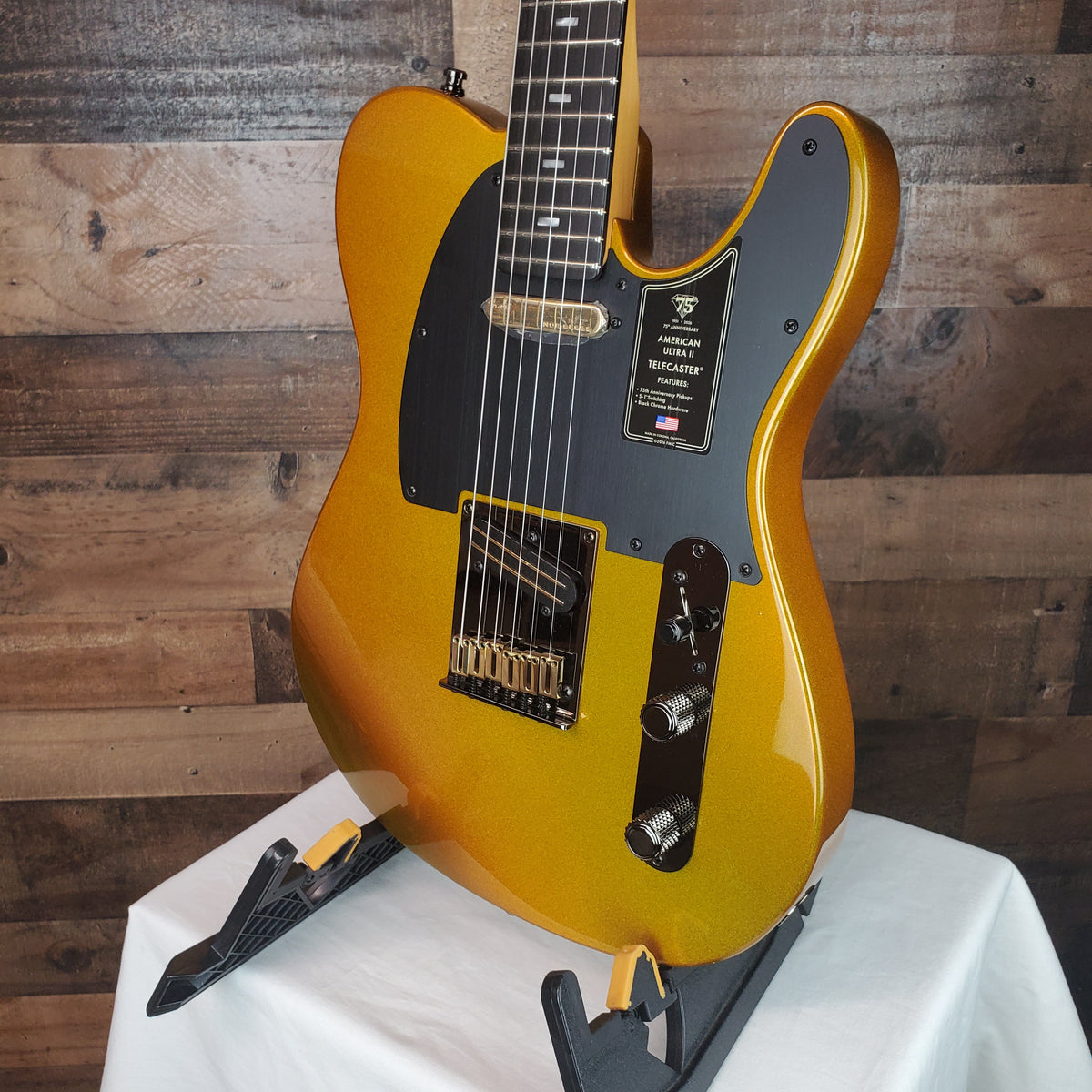 Fender 75th Anniversary American Ultra II Telecaster - Liquid Gold