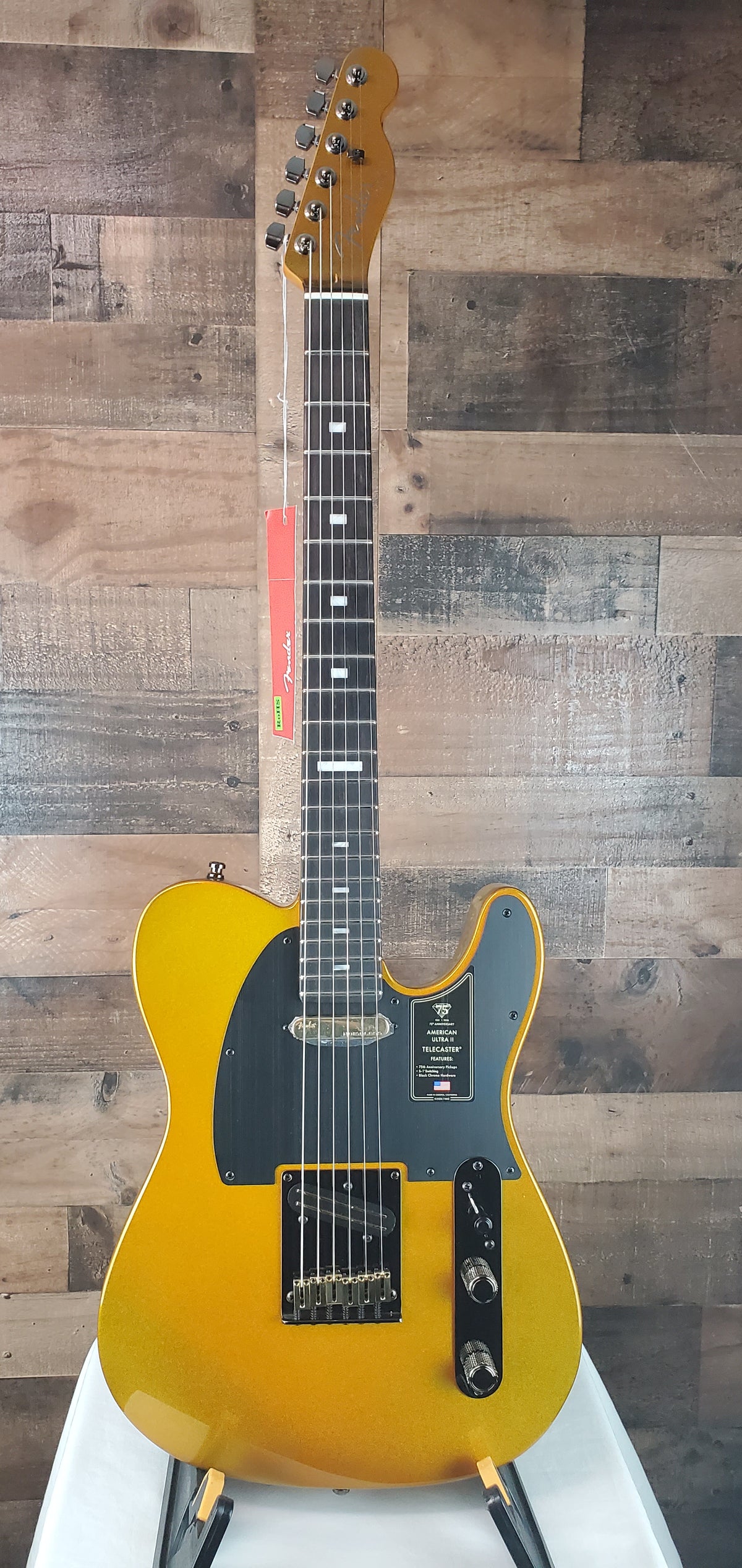 Fender 75th Anniversary American Ultra II Telecaster - Liquid Gold
