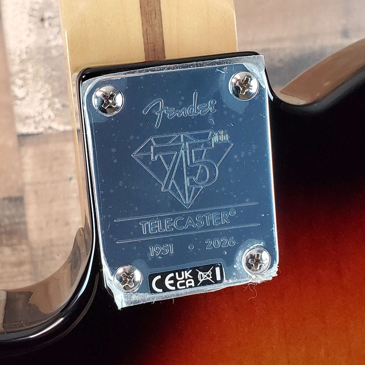 Fender 75th Anniversary Player II Baritone Telecaster 3-Color Sunburst
