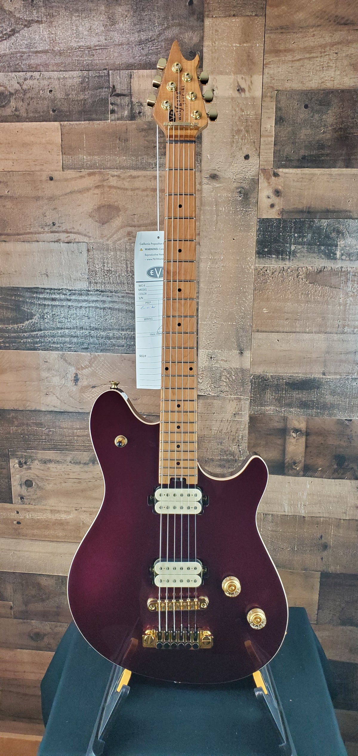 EVH® Wolfgang Special Baked Maple TOM Oxblood