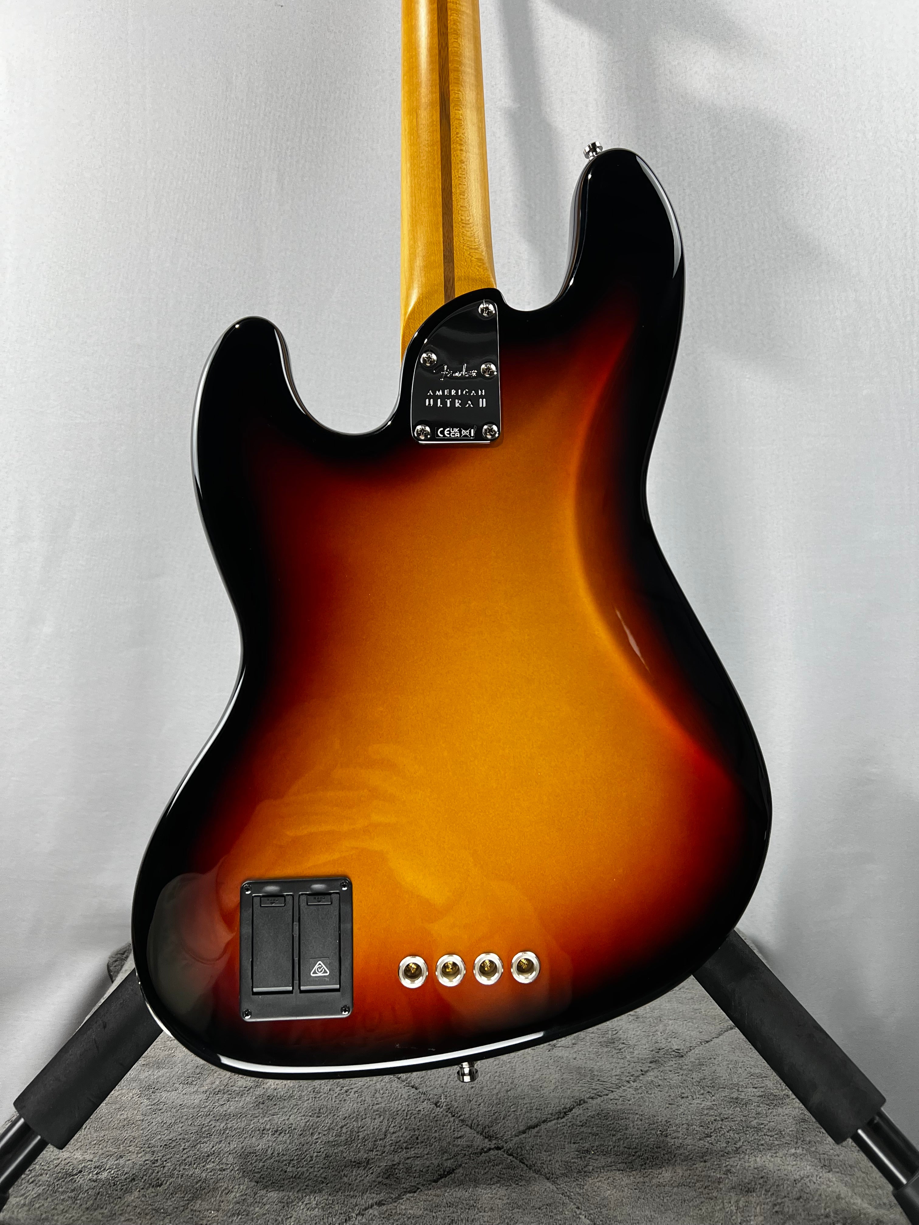 American Ultra II Jazz Bass - Ultraburst, Ebony Fingerboard #660 GET PLEK'D!