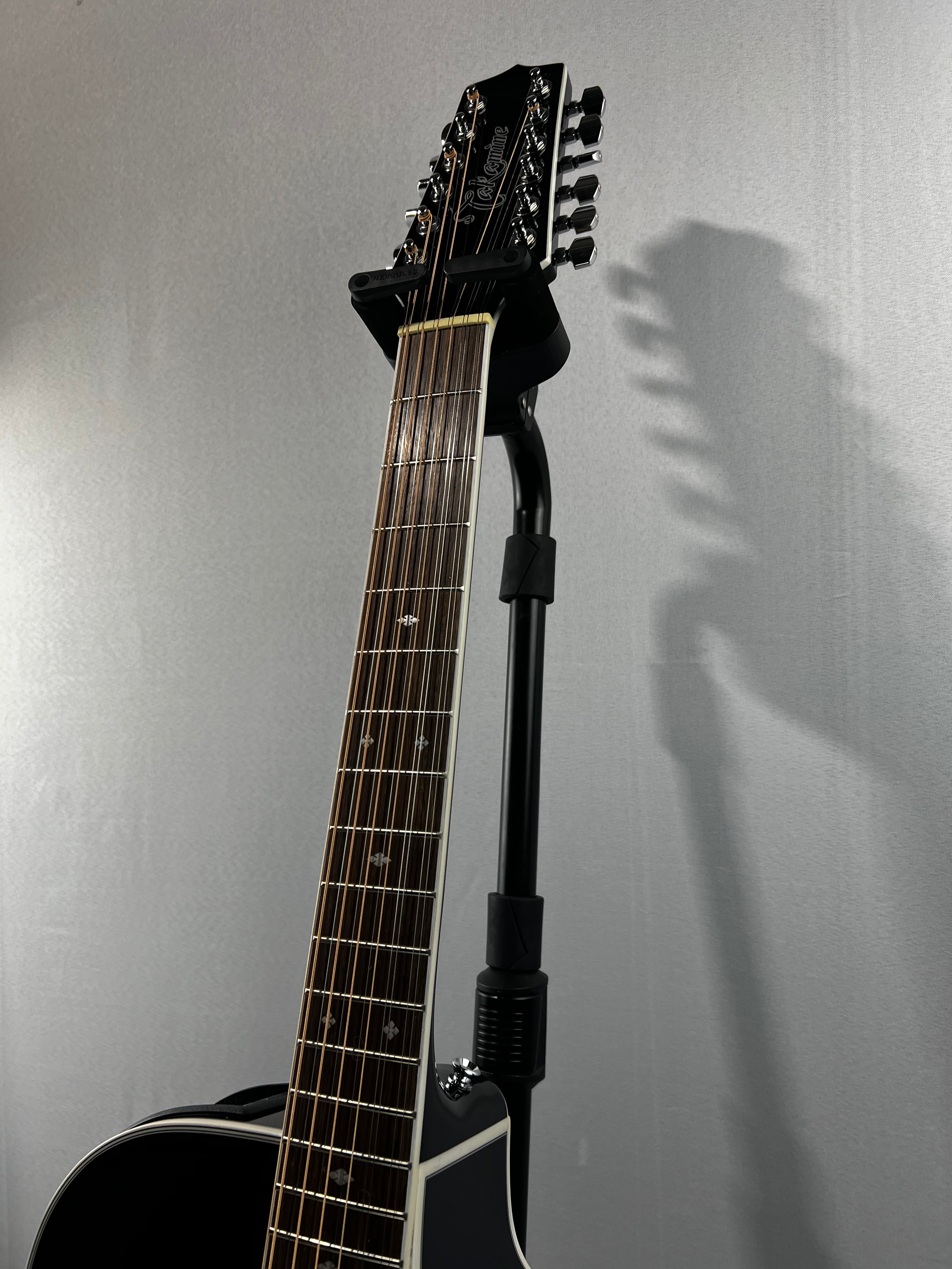 Takamine GD-38CE 12-string Acoustic-electric Guitar - Black #301