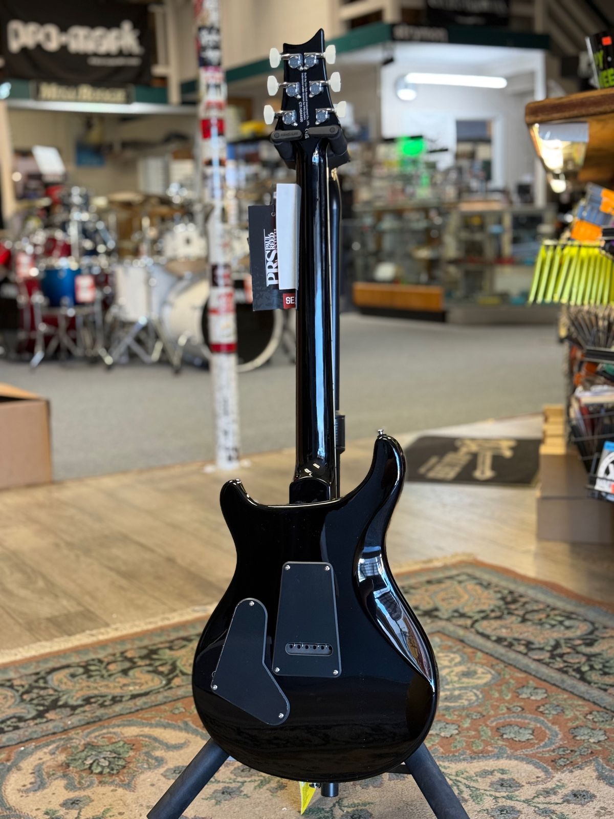 PRS SE Custom 24 Quilt, Teal Black #400