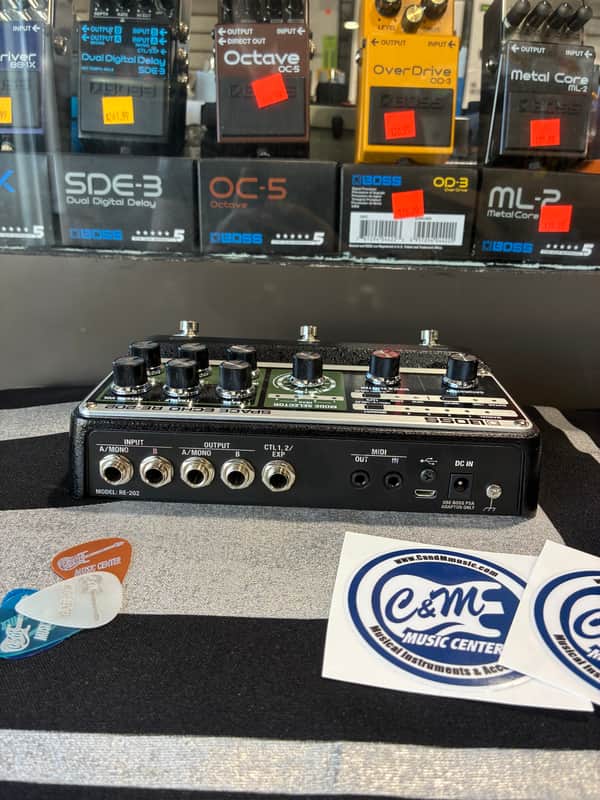Boss Space Echo RE-202, New, Authorized Dealer, Free Ship