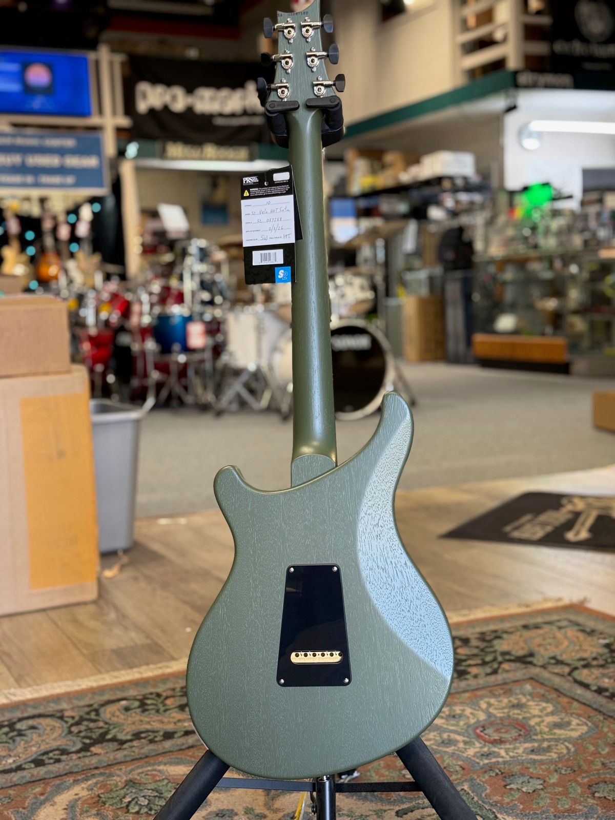 PRS S2 Vela HHT, Satin Matcha Green