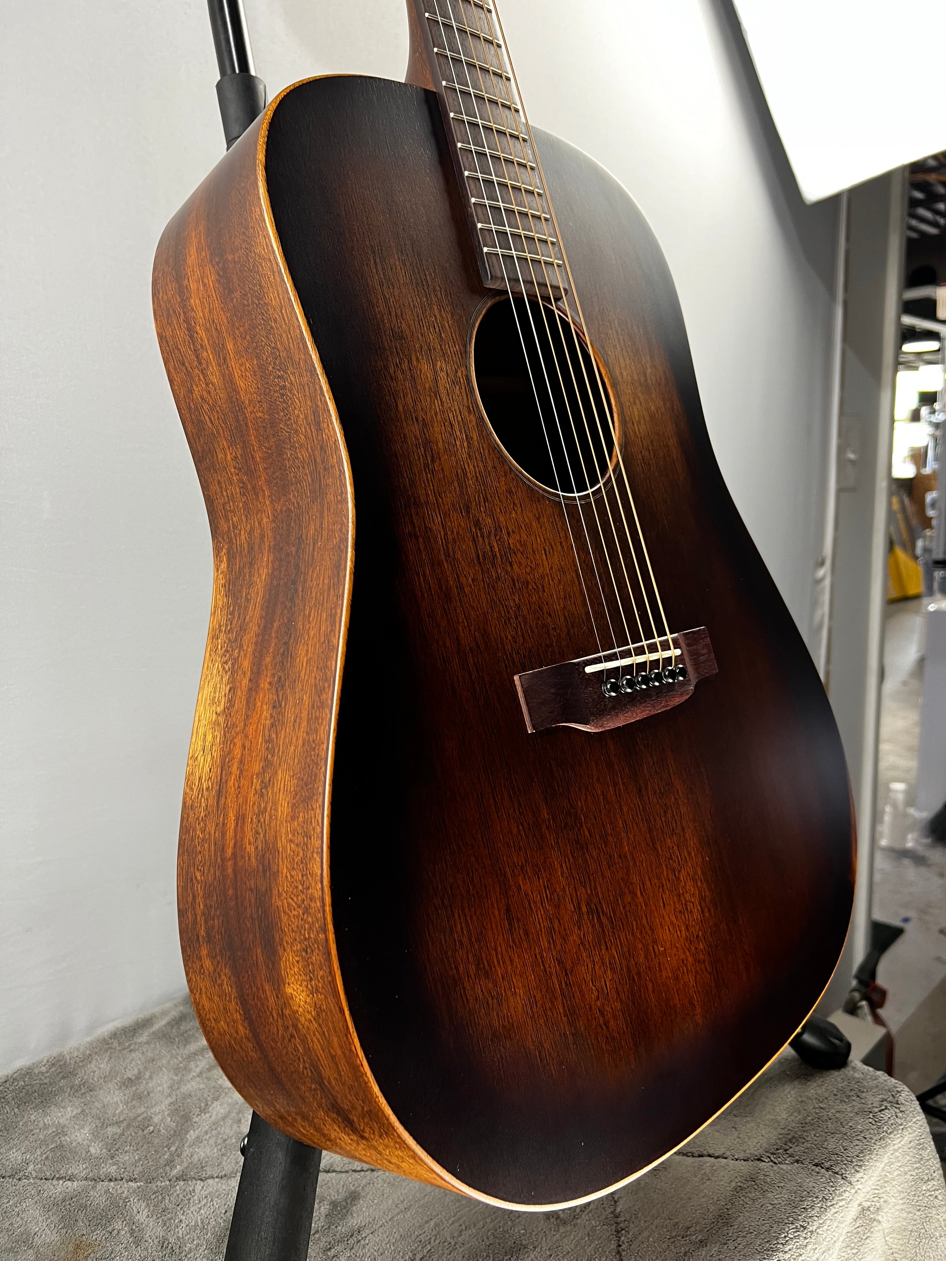 D-15M StreetMaster Left-Handed Acoustic Guitar - Mahogany Burst #877 GET PLEK'D!