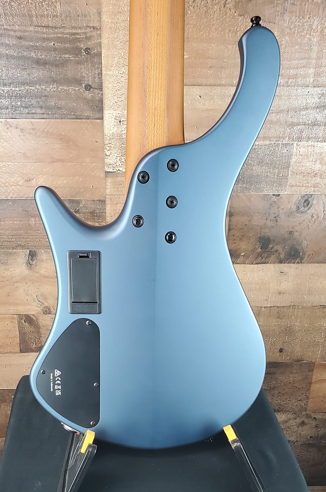 Ibanez Standard EHB1005F Fretless 5-string Bass Guitar - Arctic Ocean Matte 771