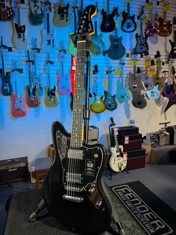 Fender Limited Edition Player Fusion Jaguar Baritone - Black