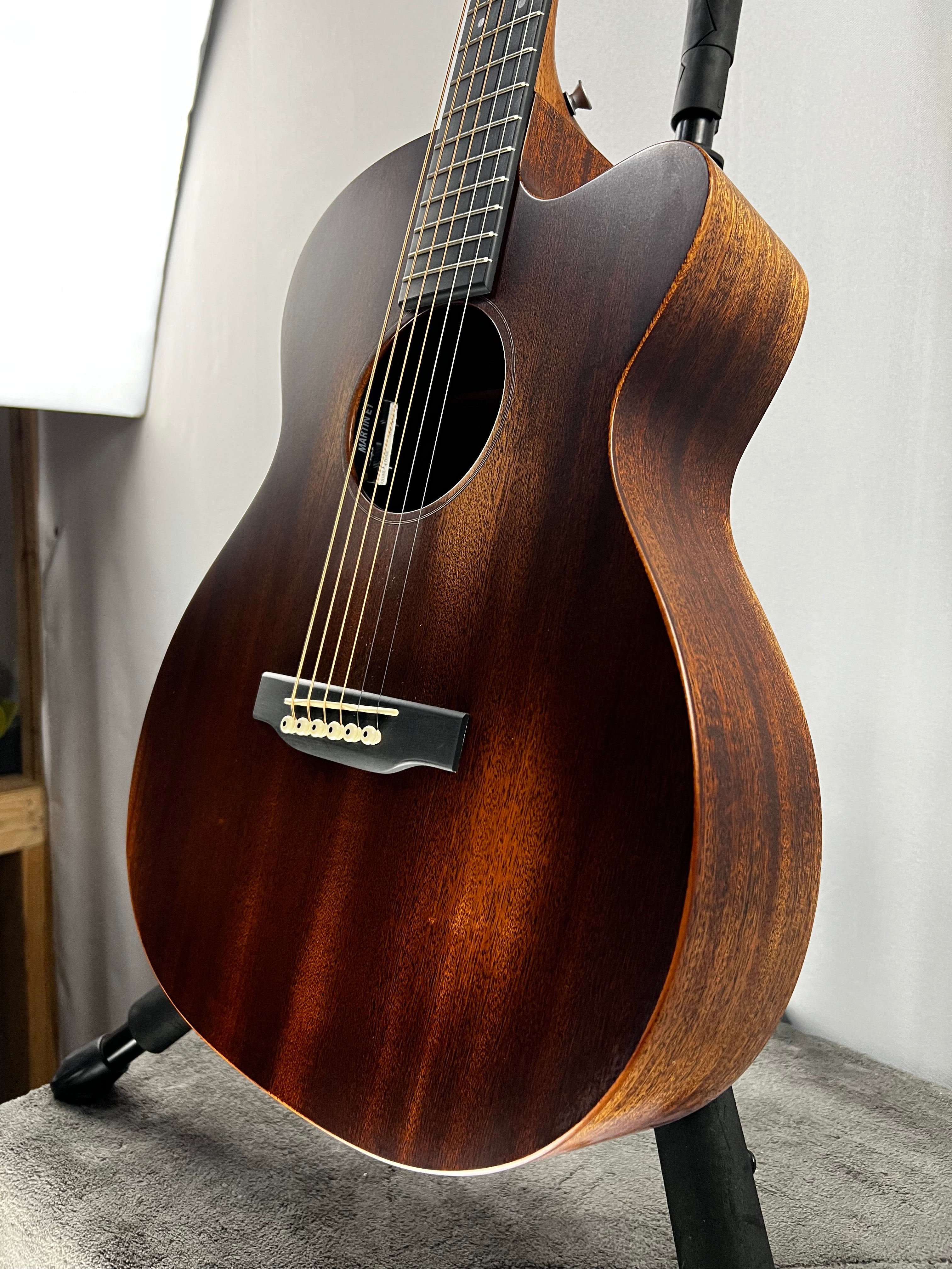 (2025) 000C Jr-E StreetMaster Acoustic-electric Guitar - Dark Mahogany Distressed #335 GET PLEK'D!