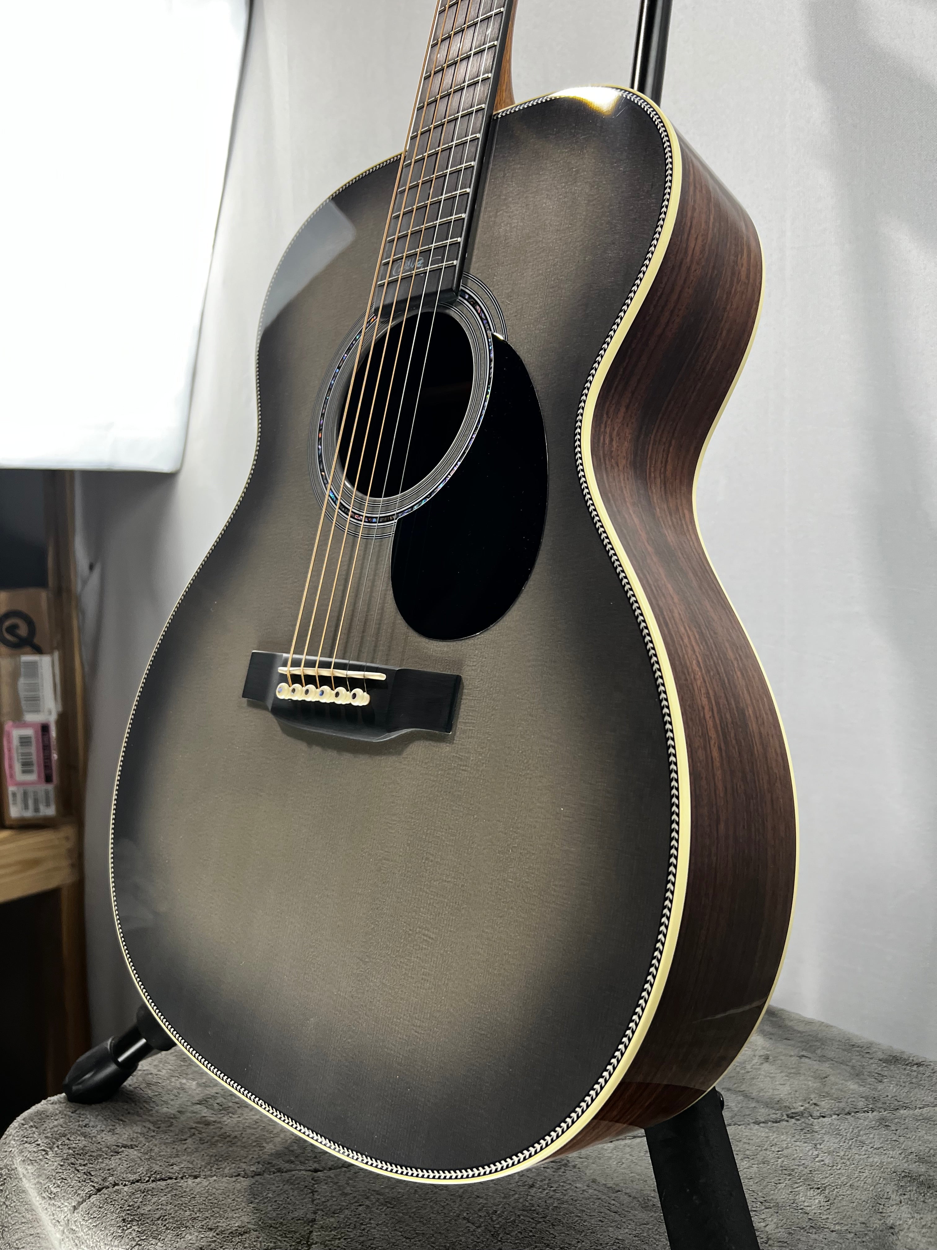 OMJM John Mayer 20th Anniversary Acoustic-electric Guitar - Platinum Gray Burst #971 GET PLEK'D!