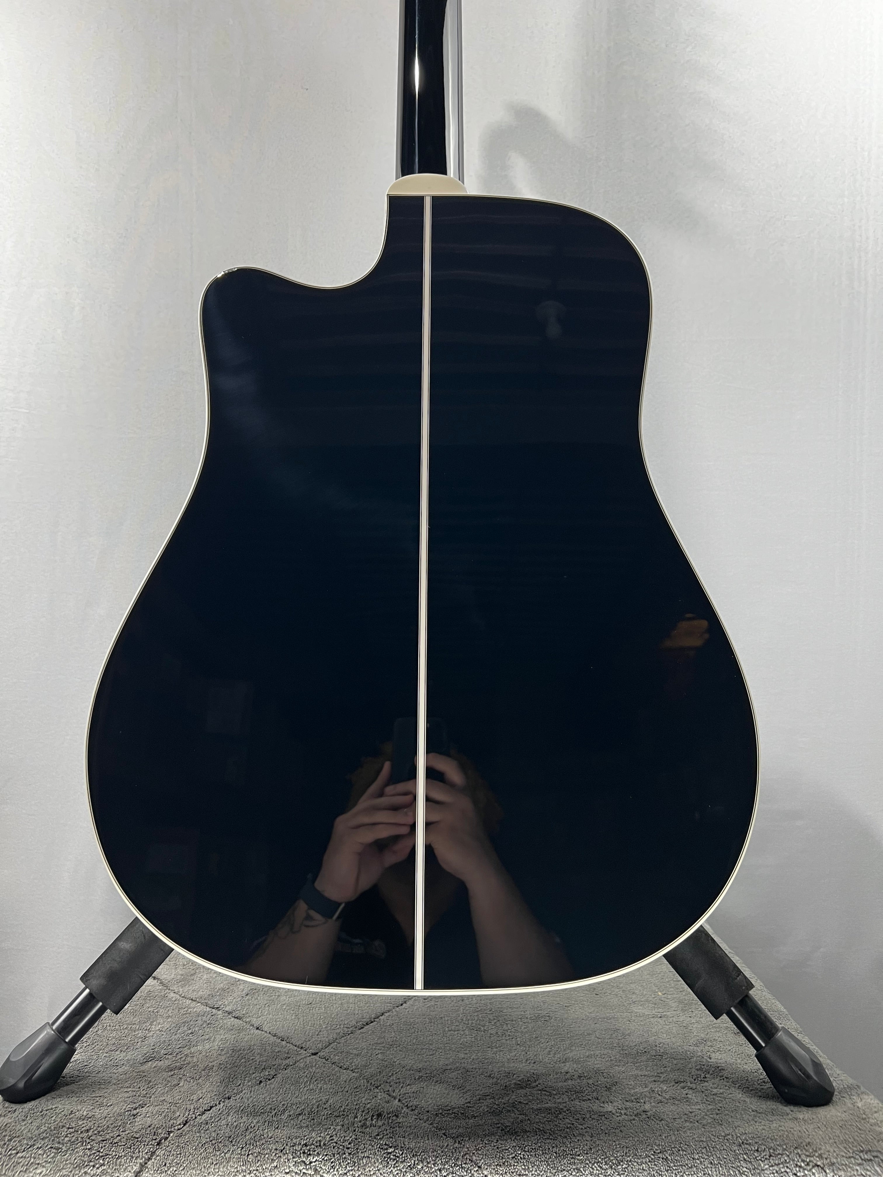Takamine GD-38CE 12-string Acoustic-electric Guitar - Black #301