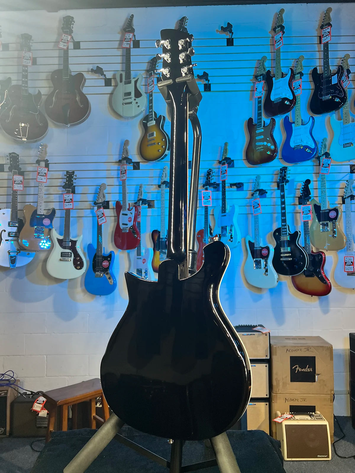 New Rickenbacker 620 Jetglo Electric Guitar w Ric Case, 620JG 726