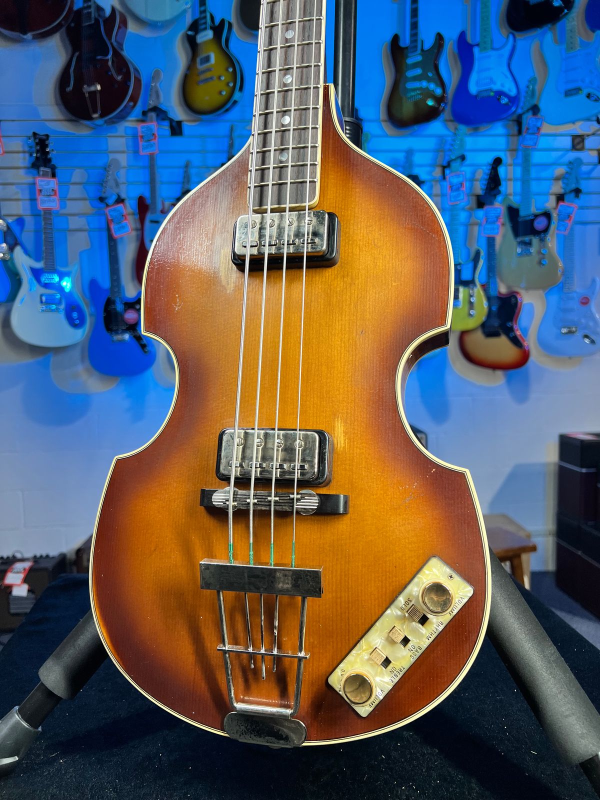 Hofner H500/1-64-0 2025 - Sunburst, Relic, With Hofner Case, 500/1 Vintage, 030