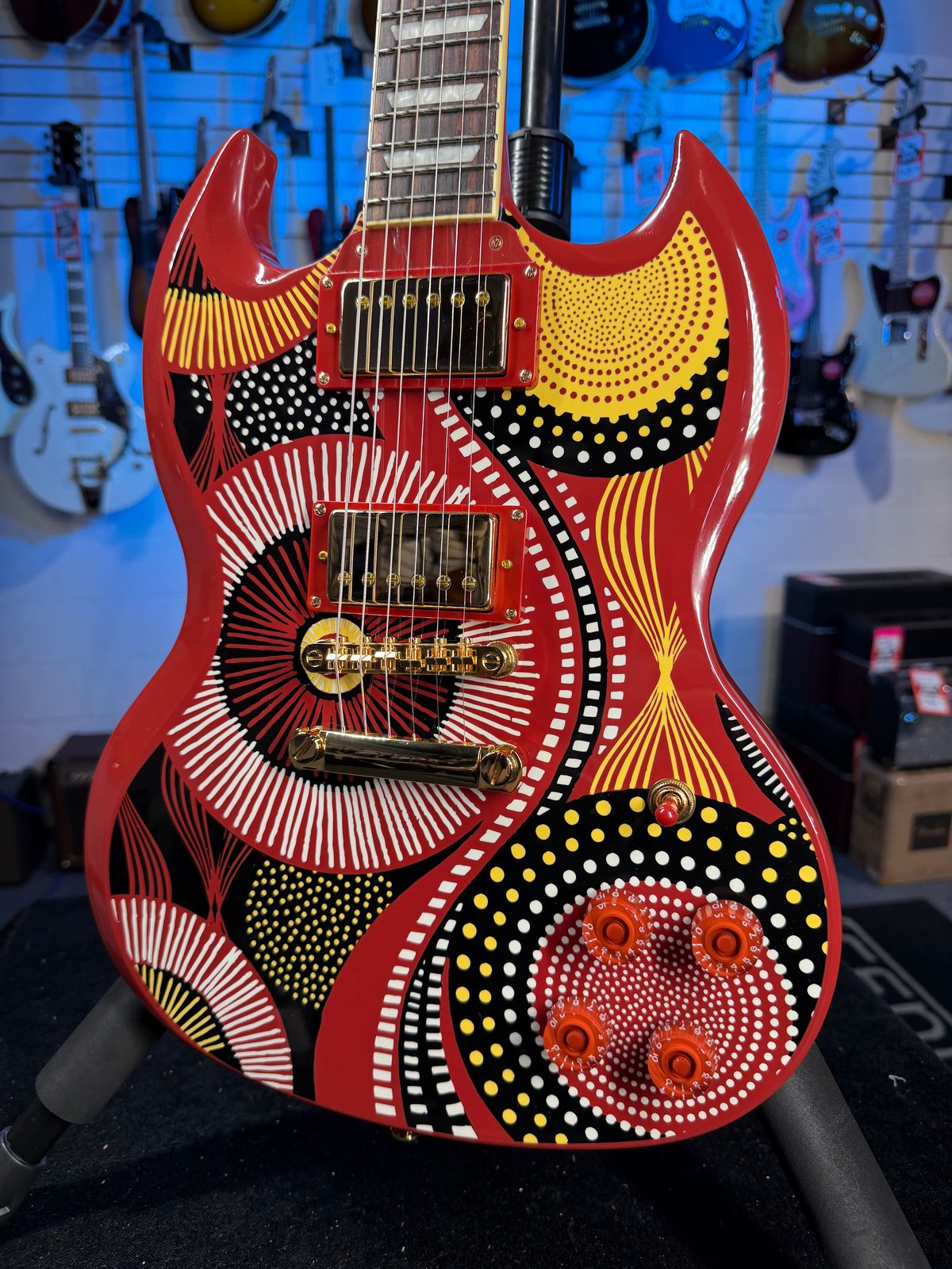 Epiphone Fatoumata Diawara Signature SG Standard 2026 Ember Red w/ OHSCase & PLEK, 527