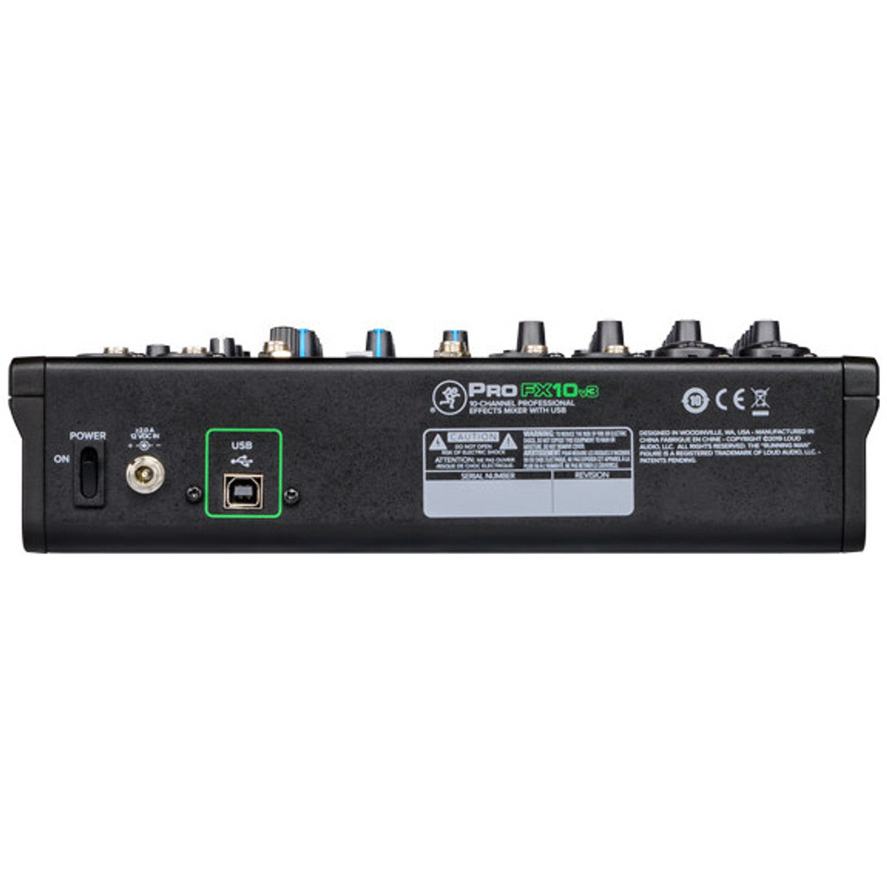 Mackie ProFX10v3 10-channel Mixer with USB and Effects