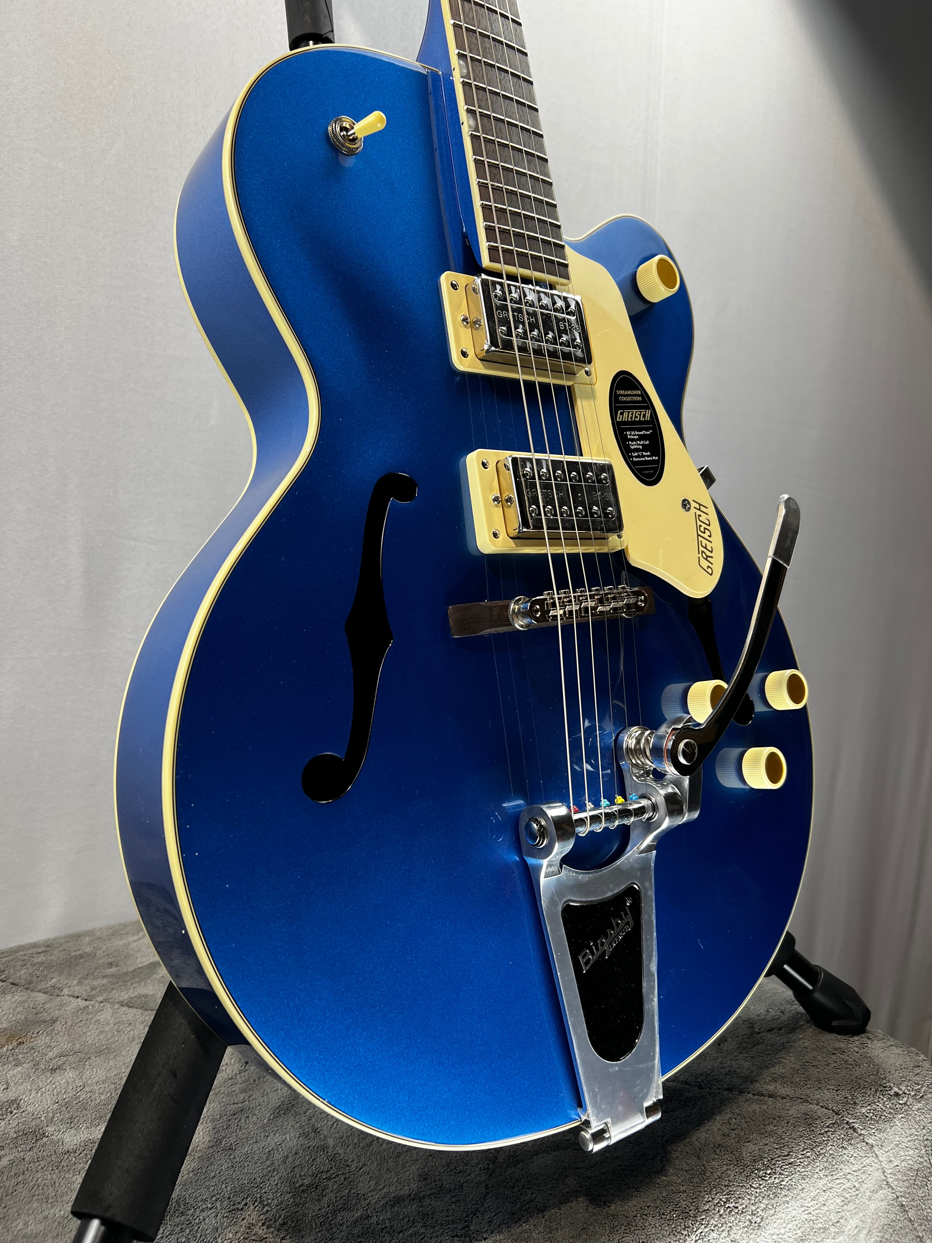 G2420T Streamliner Hollowbody Electric Guitar with Bigsby - Fairlane Blue #014 GET PLEK'D!