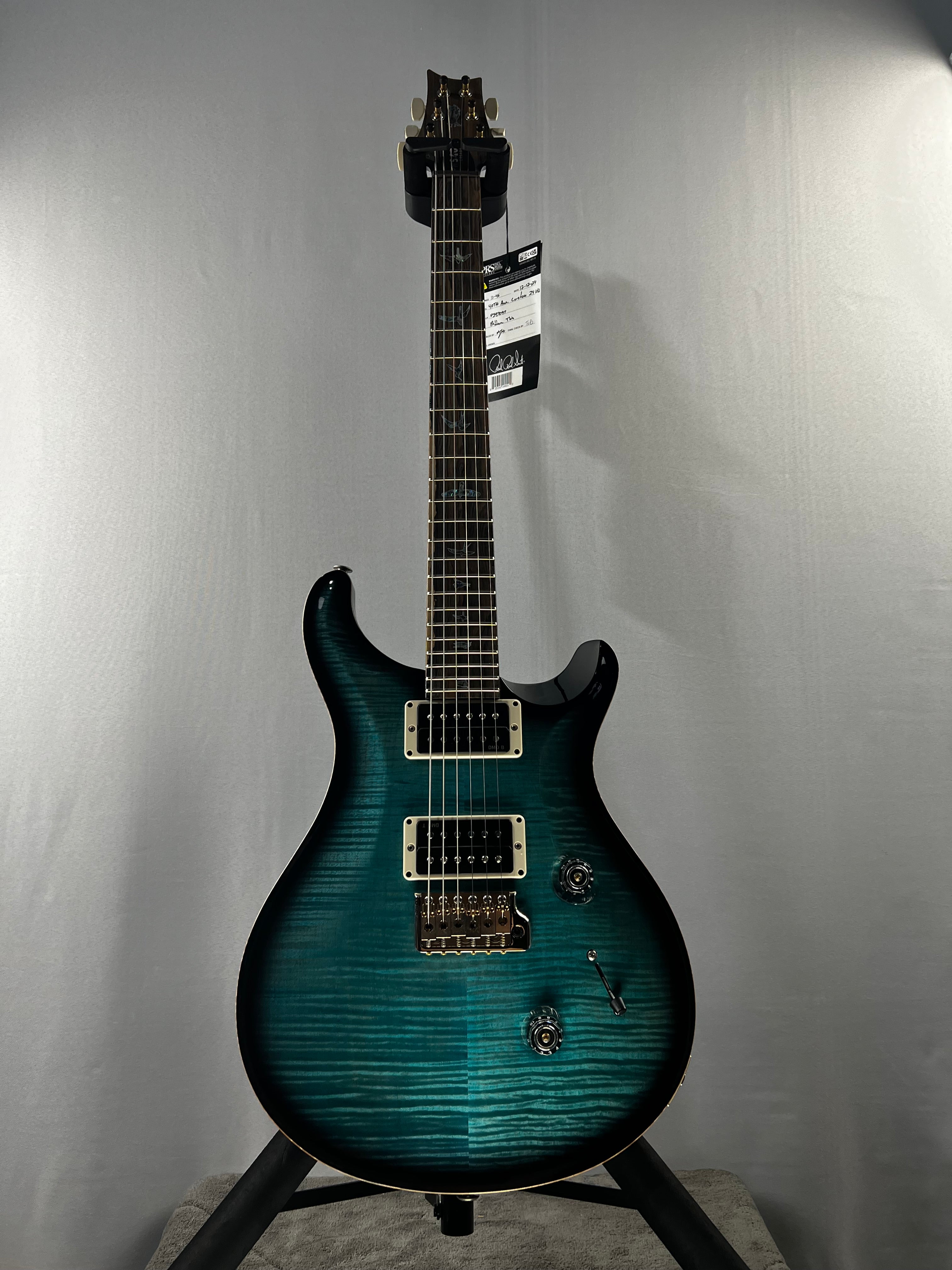 40th Anniversary Custom 24 Electric Guitar - Sub Zero #097 GET PLEK'D!