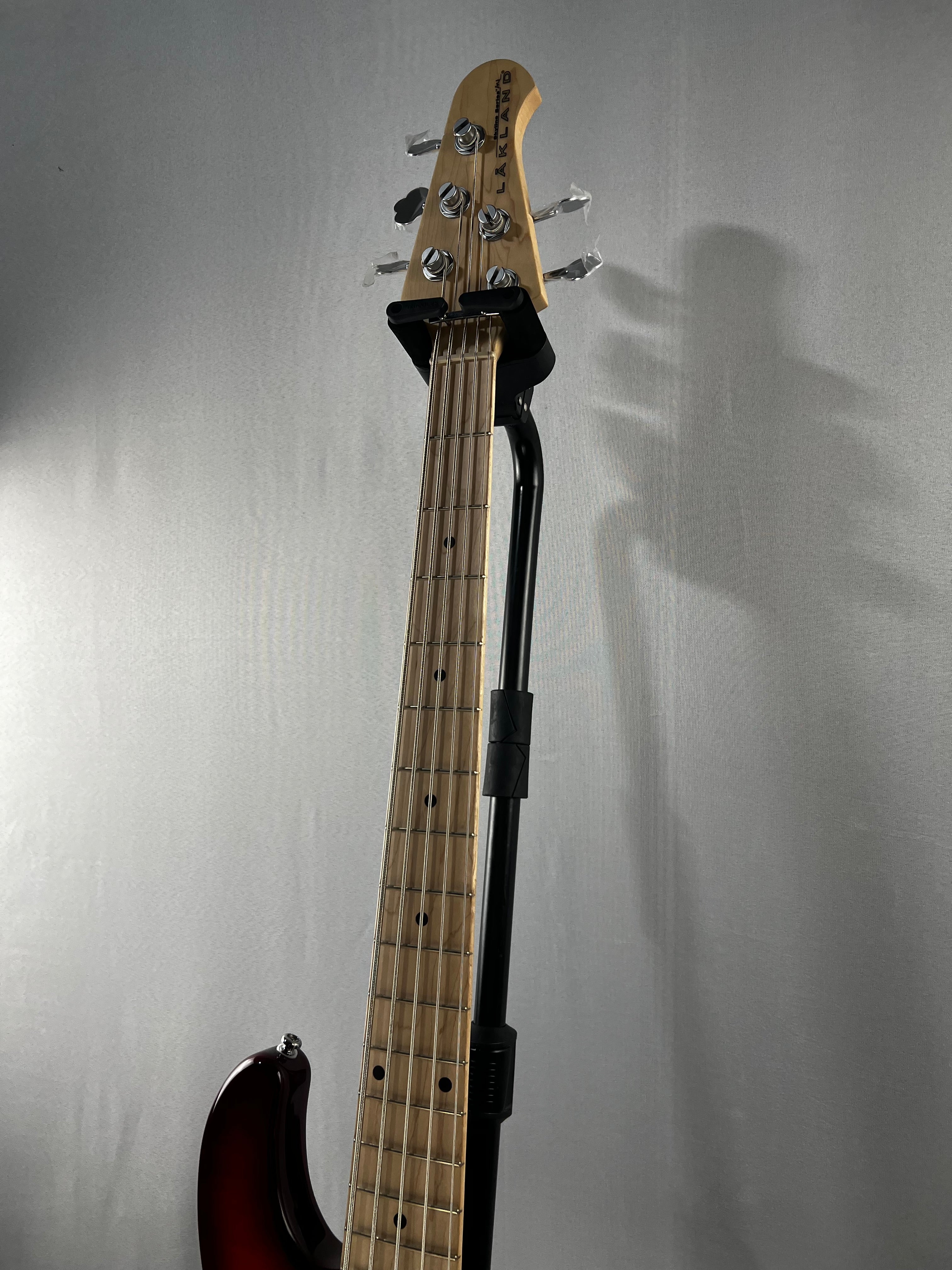 Skyline 55-02 Deluxe Bass Guitar - Honey Burst with Maple Fingerboard #937 GET PLEK'D!