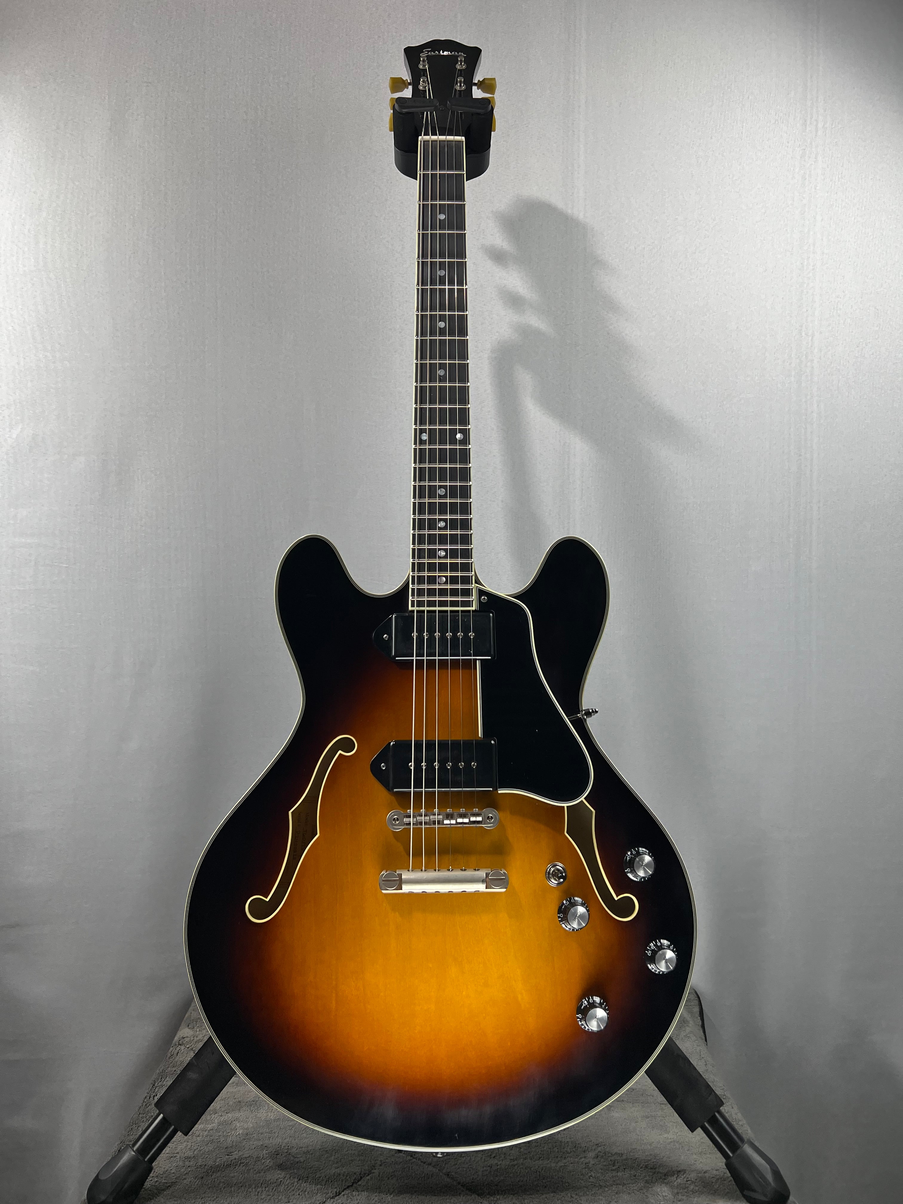 T60/TV Semi-hollowbody Electric Guitar - Vintage Sunburst #828 GET PLEK'D!