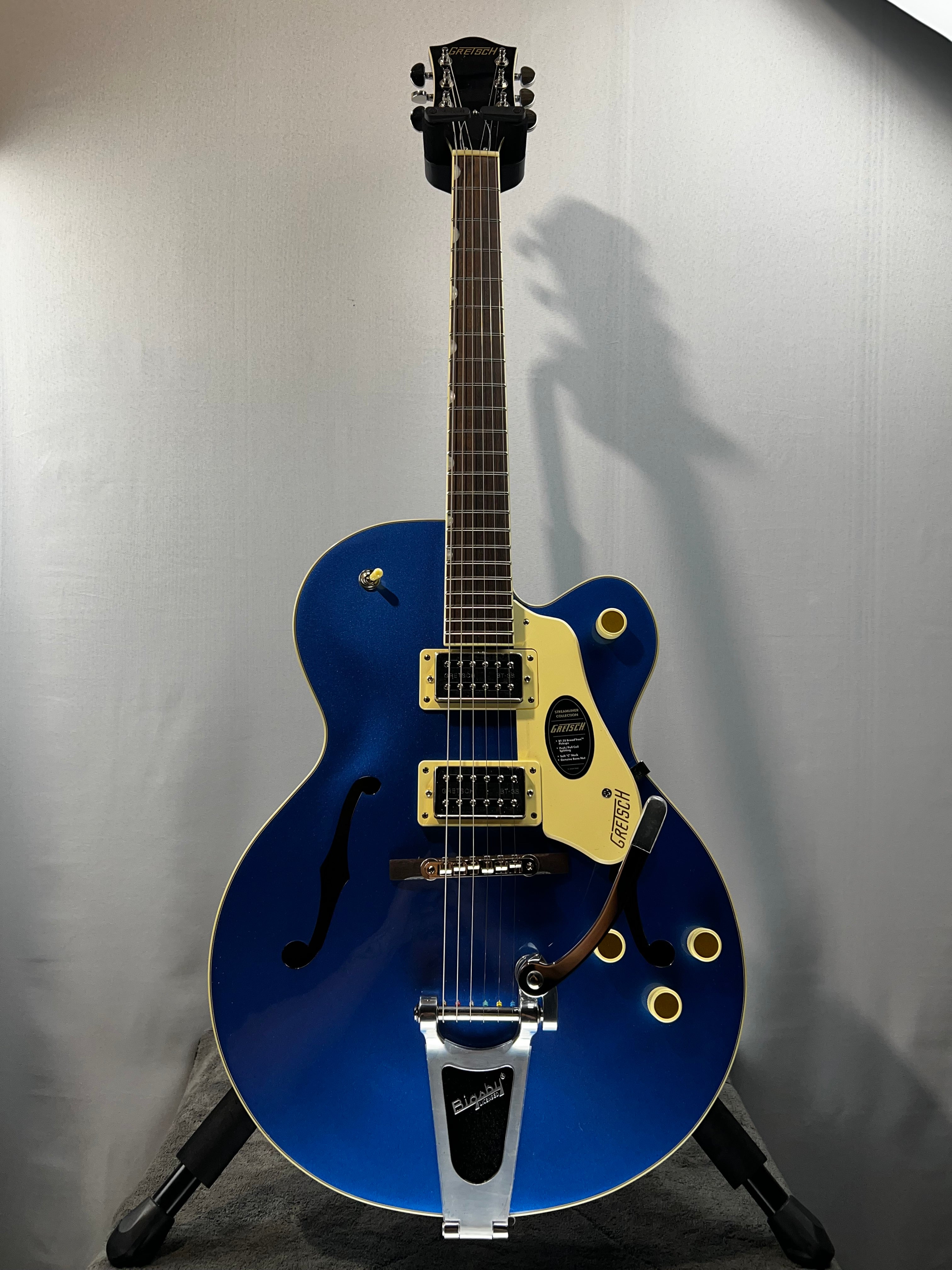G2420T Streamliner Hollowbody Electric Guitar with Bigsby - Fairlane Blue #014 GET PLEK'D!