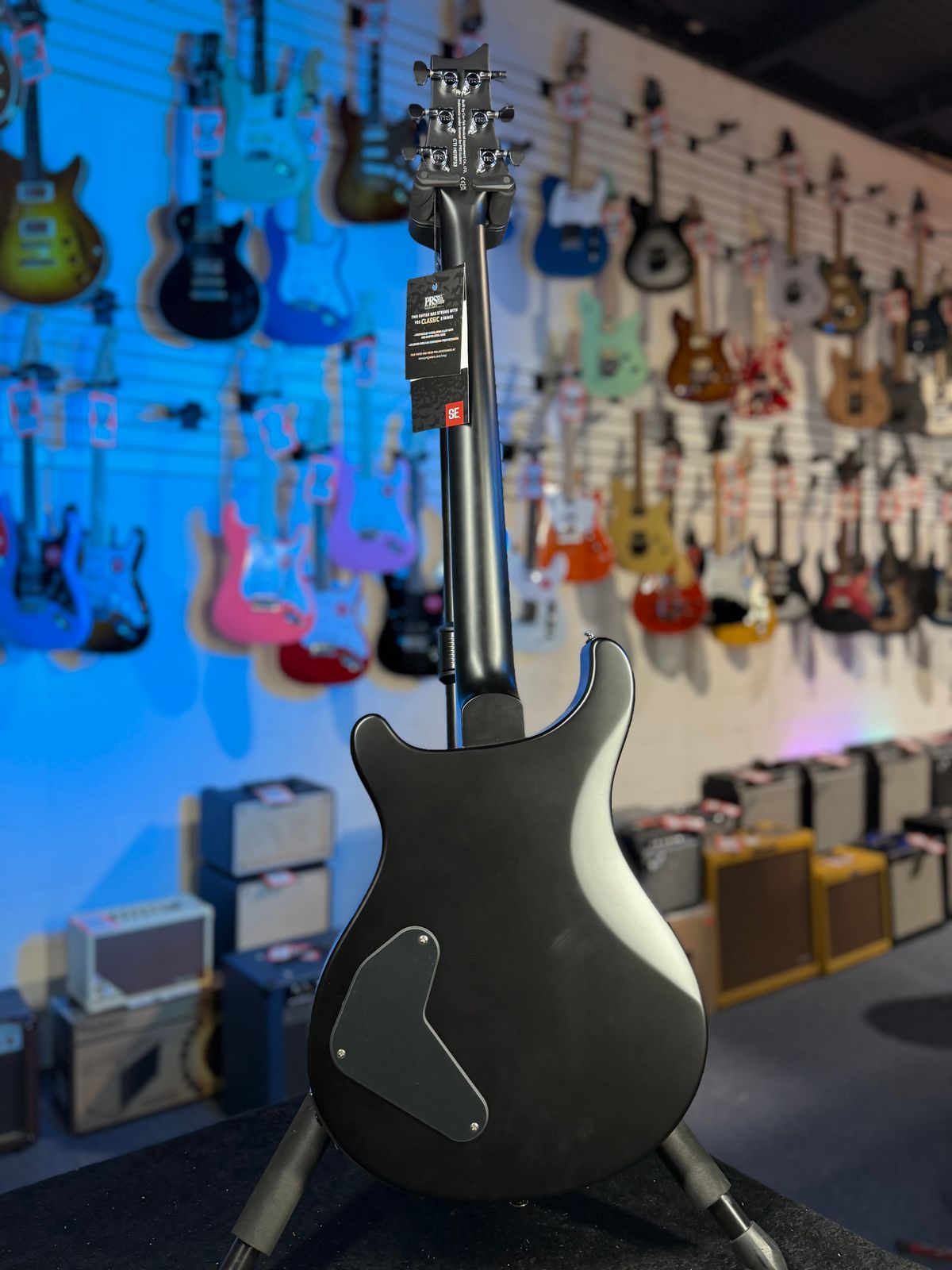 PRS SE Ed Sheeran Hollowbody I Piezo Baritone, Cosmic Splash, Gig Bag, Free PLEK! 753