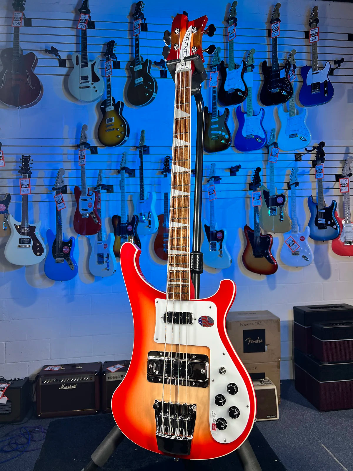 NEW 2025 Rickenbacker 4003FG Fireglo 4-String Bass 4003 | OHSCase 678 Auth Dealer