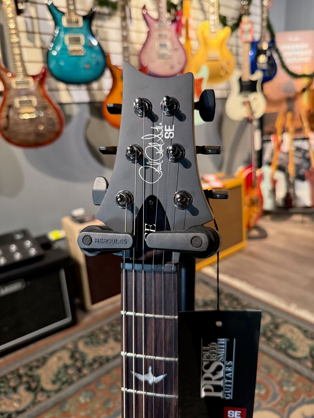 PRS SE CE 24 Satin Flat White Top, C&M Exclusive 758