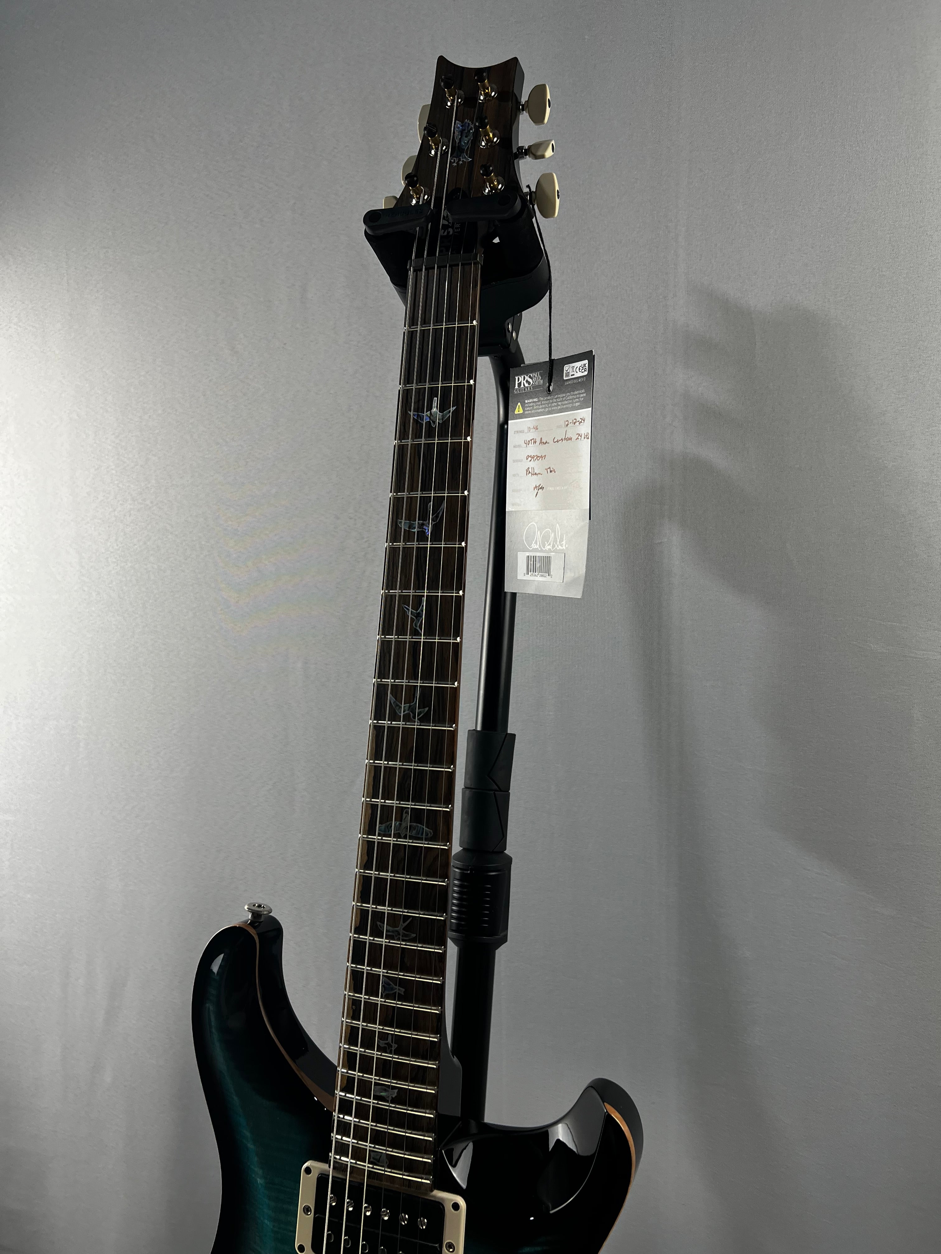 40th Anniversary Custom 24 Electric Guitar - Sub Zero #097 GET PLEK'D!