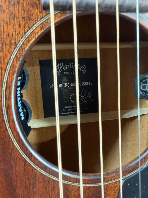 Martin 0-10E Retro Jason Isbell Acoustic-electric Guitar - Dark Mahogany, Free Plek! 773