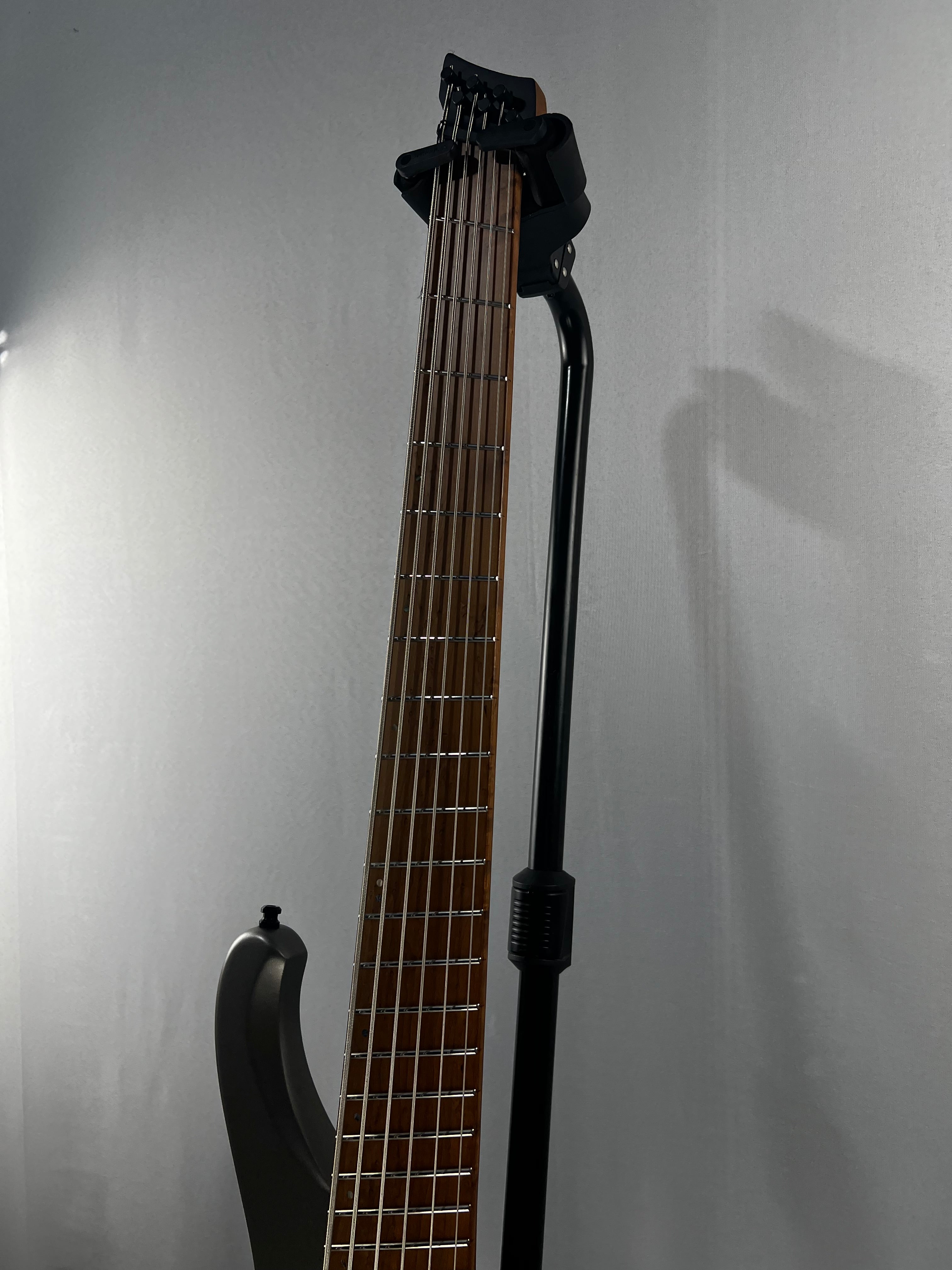Bass Workshop EHB1006MS 6-string Bass Guitar - Metallic Gray Matte #377