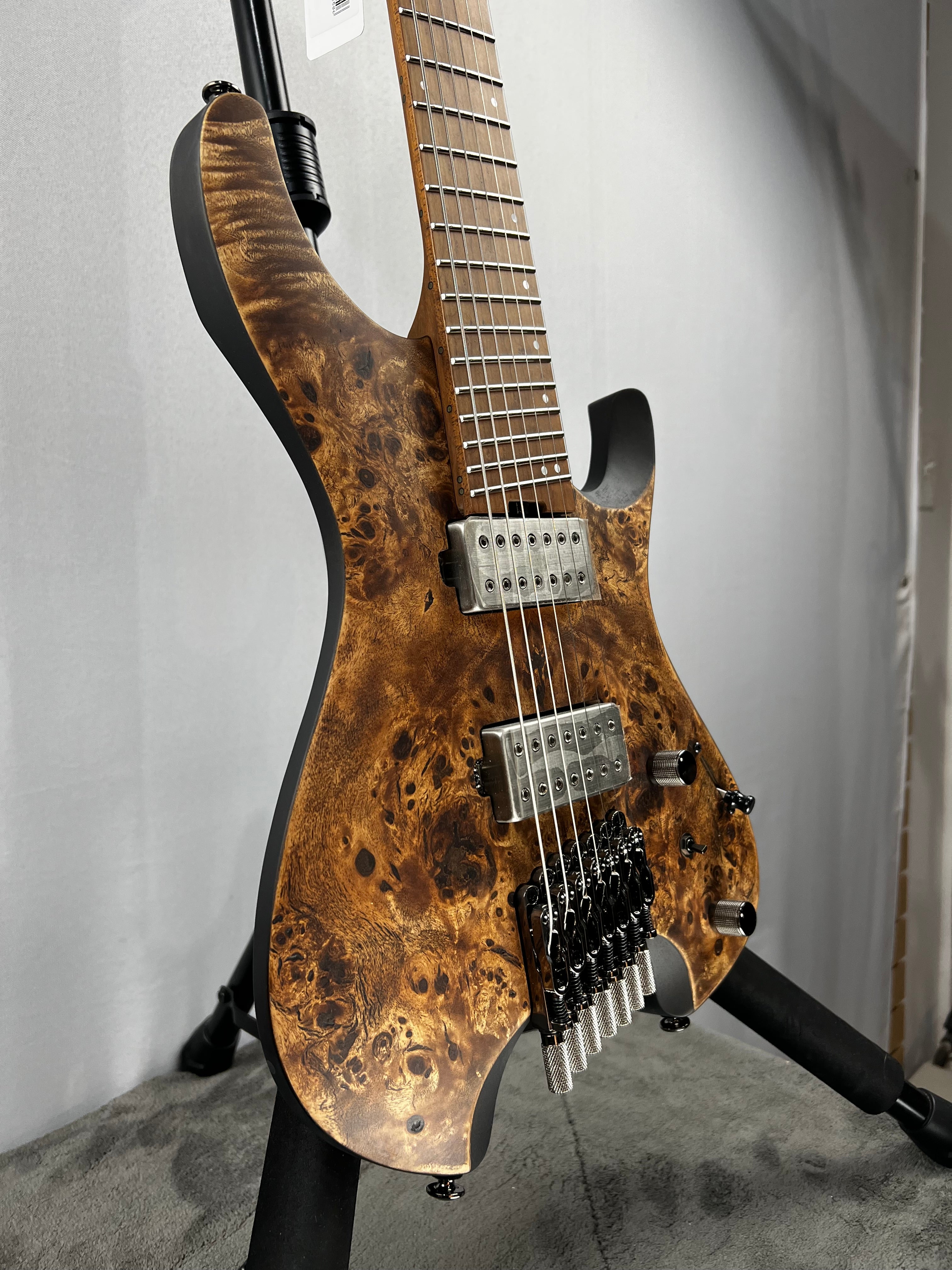 QX527PB 7-string Electric Guitar - Antique Brown Stain #144
