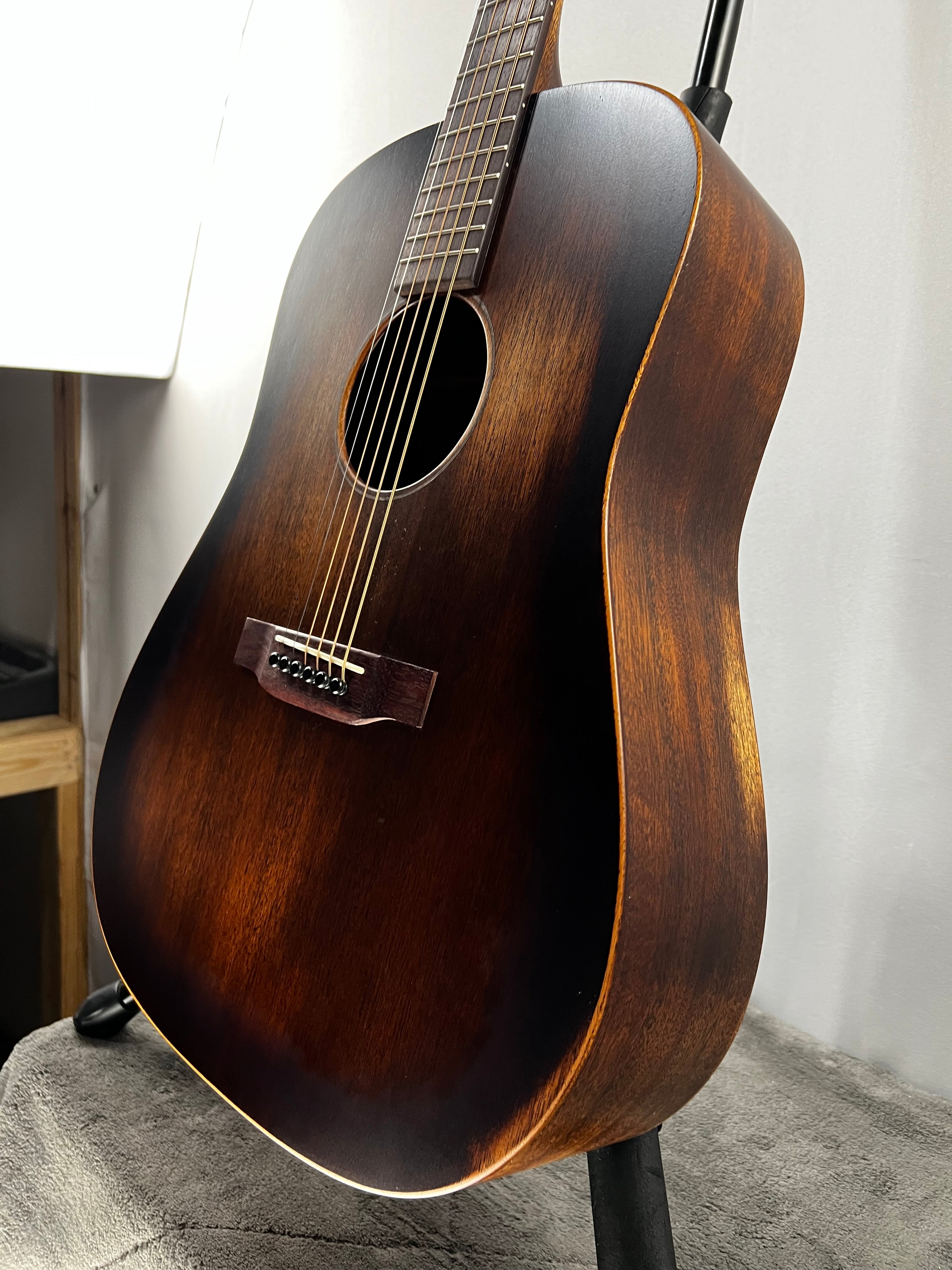 D-15M StreetMaster Left-Handed Acoustic Guitar - Mahogany Burst #877 GET PLEK'D!
