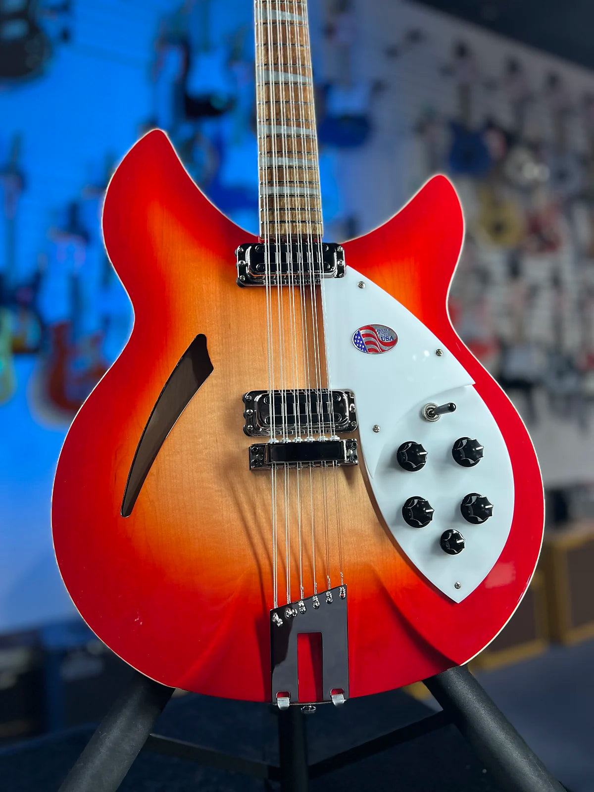 New 2025 Rickenbacker 360/12C63 12-String 360, Fireglo, with OHSCase, Free Ship 691