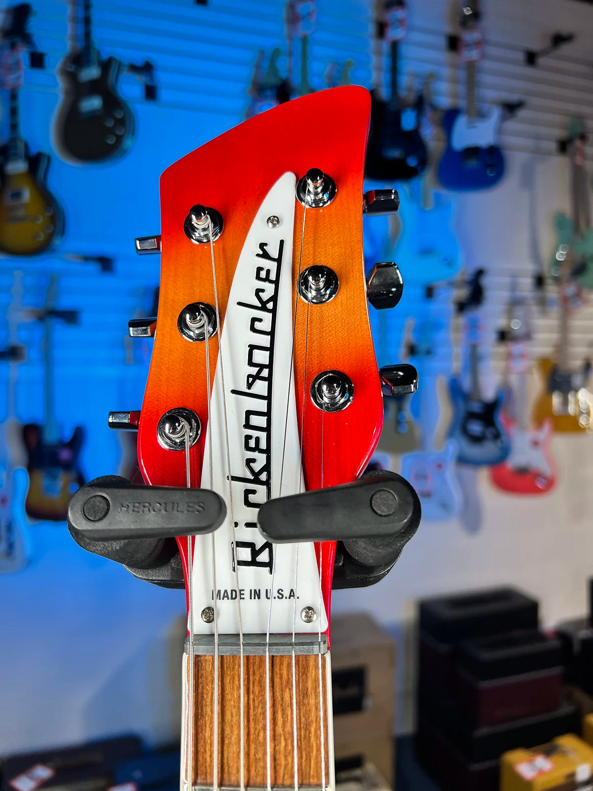 New Rickenbacker 620 Fireglo Electric Guitar w Ric Case, 620FG 682