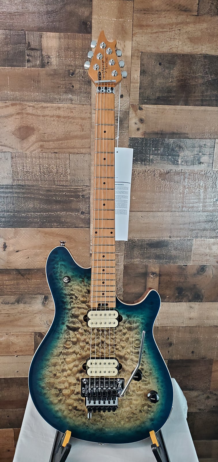 EVH Wolfgang Special QM, Indigo Burst
