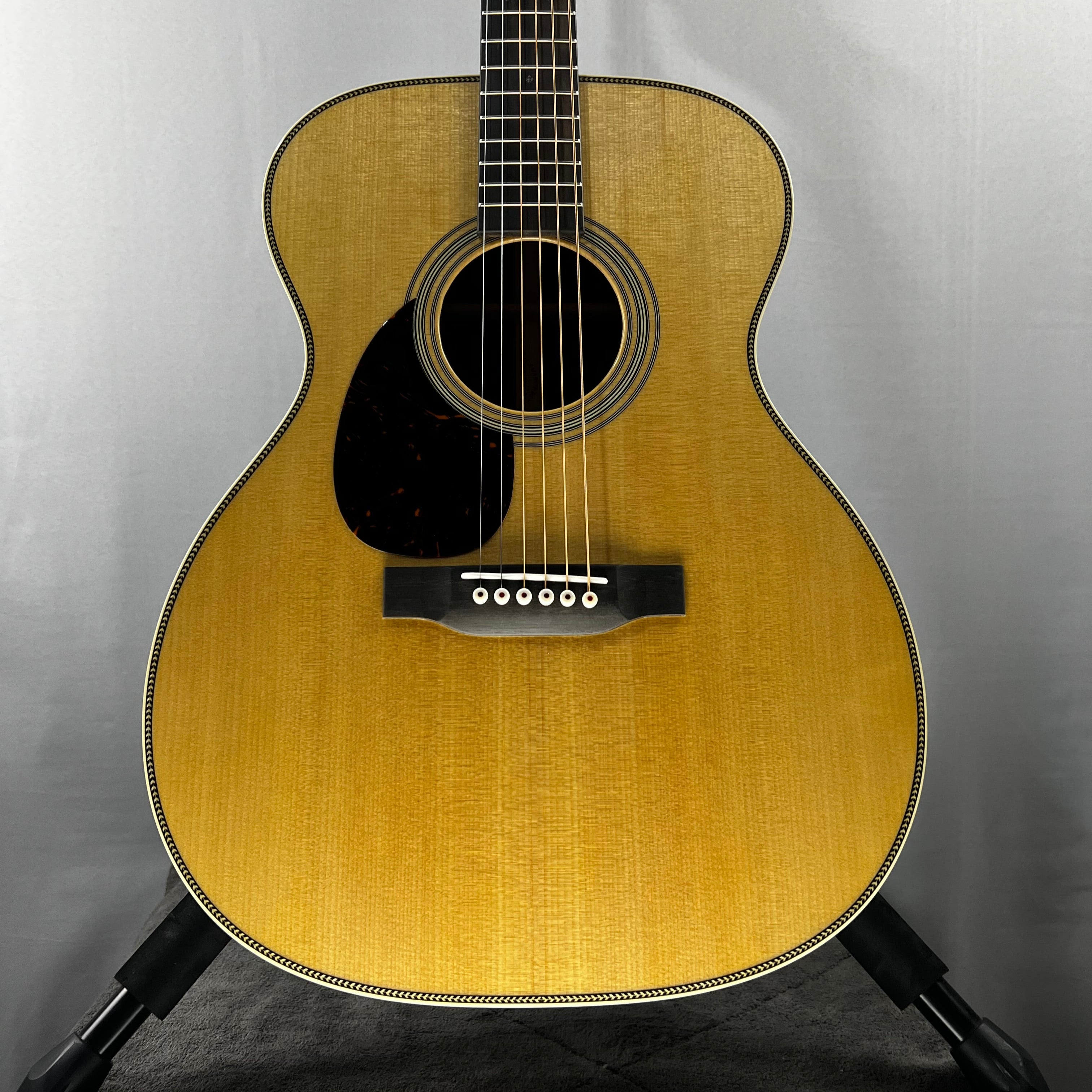 OM-28L Standard Series Acoustic Guitar - Natural with Aging Toner (2025) #685 GET PLEK'D!