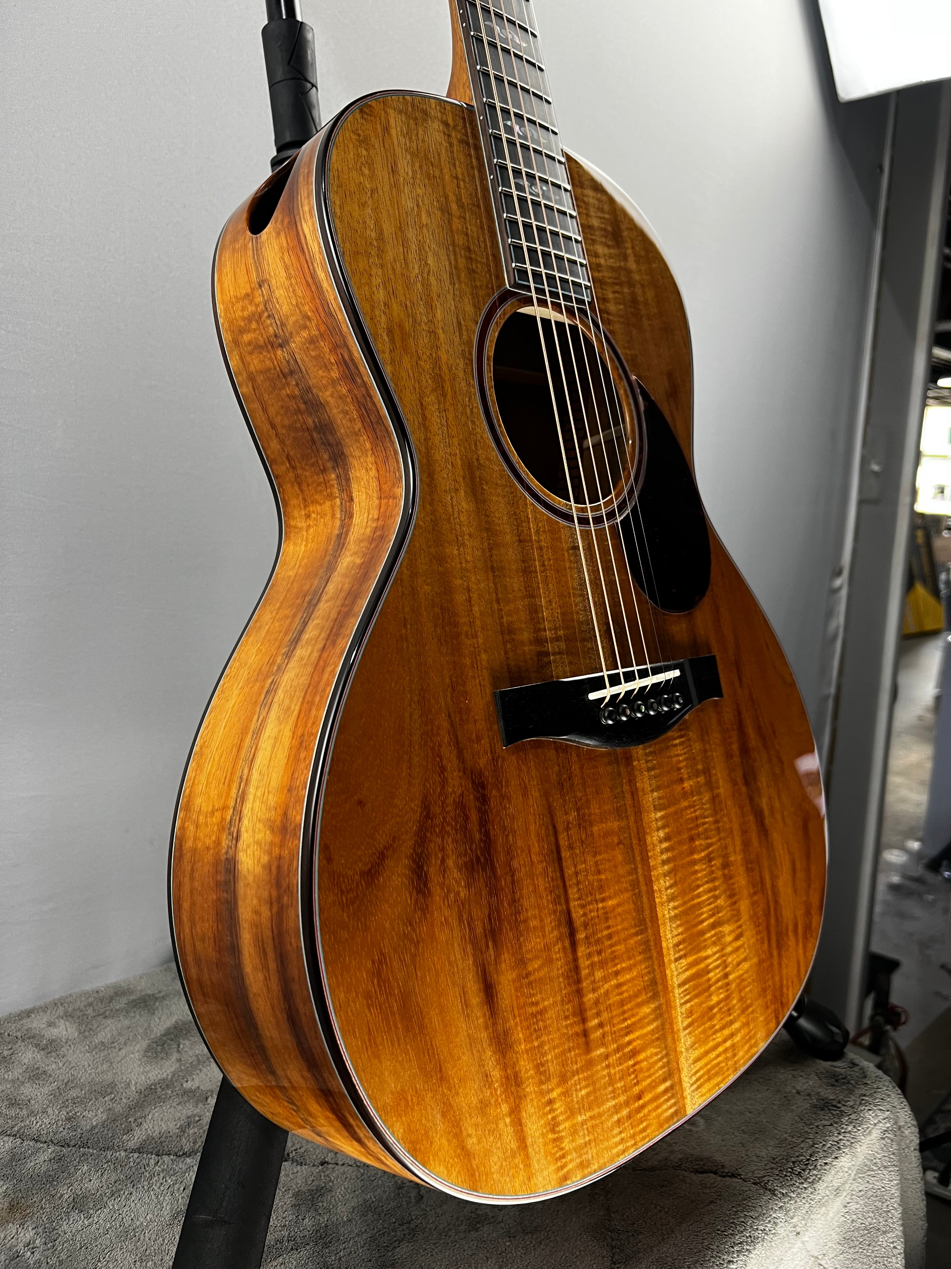 L-OOSS-KOA-LTD Acoustic Guitar - Natural Koa #265 GET PLEK*D!