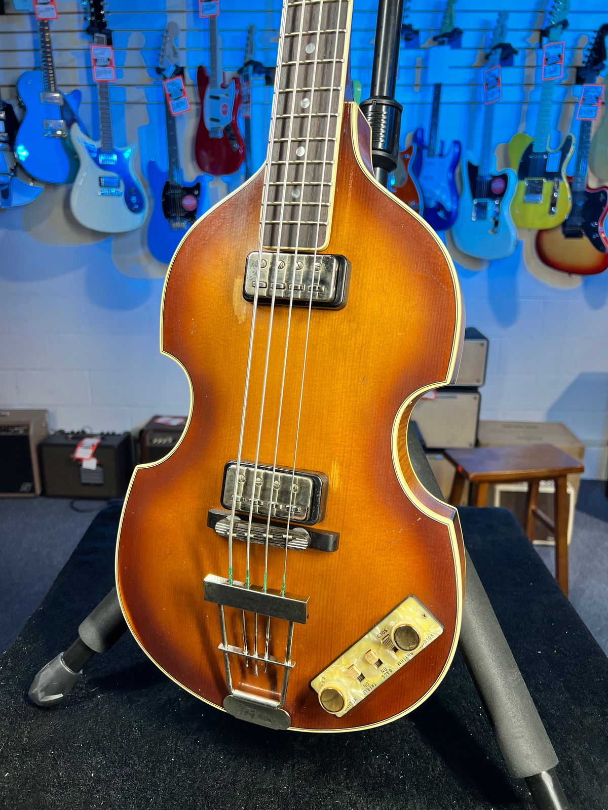 Hofner H500/1-64-0 2025 - Sunburst, Relic, With Hofner Case, 500/1 Vintage, 030