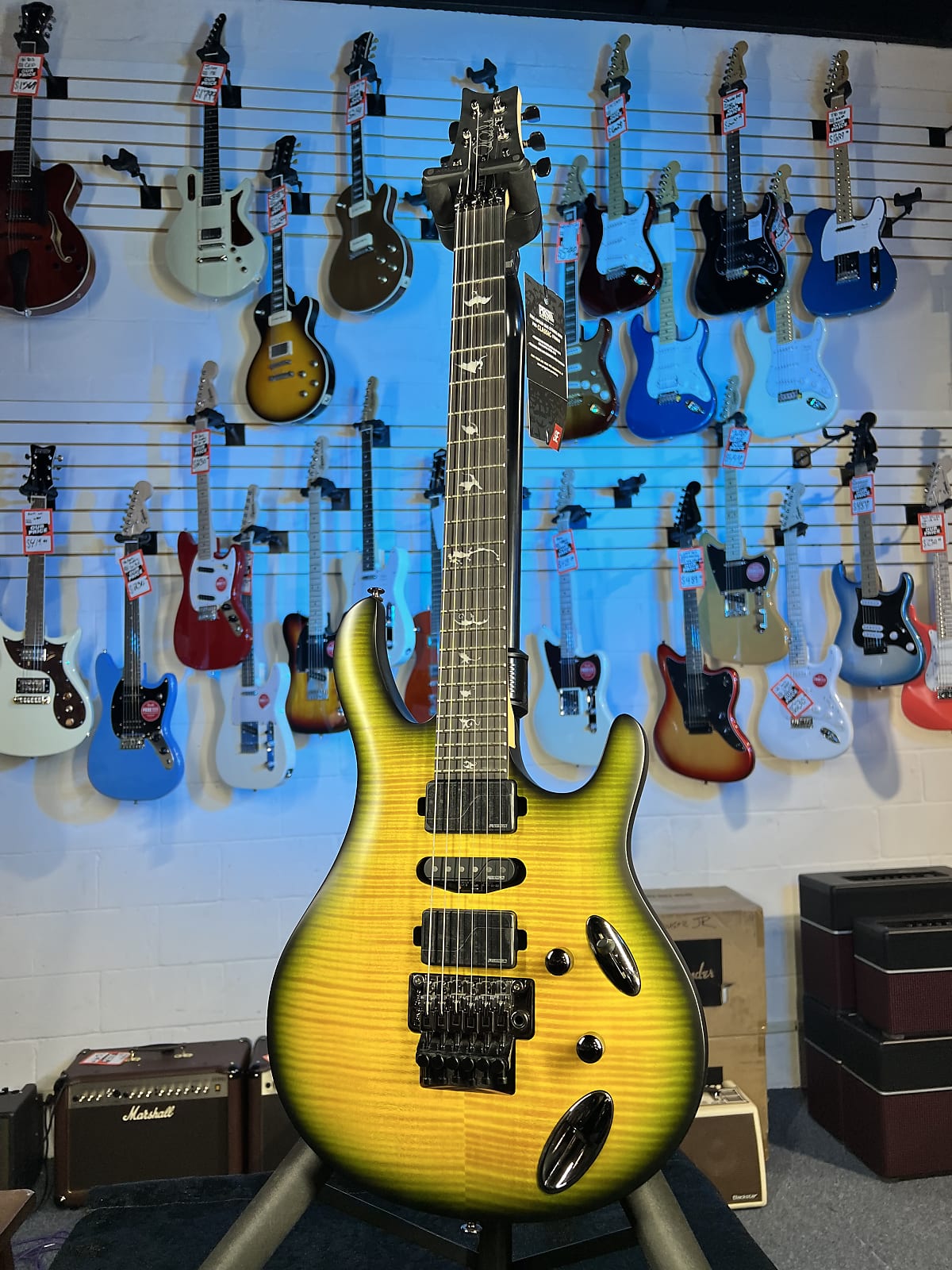 PRS SE Chleo Herman Li Signature Electric Guitar - Mantis Burst w/ Gig Bag, Get Plek'd Free! 392