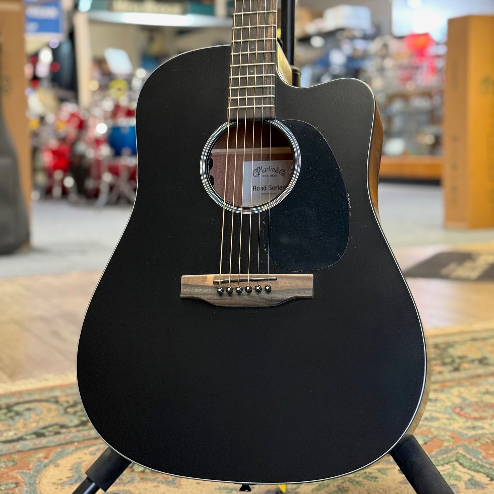 Martin DC-10E Modern Black, Acoustic-Electric Guitar #166