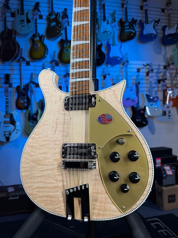 Rickenbacker 660/12 12-string Electric Guitar - Mapleglo, 2026 w Ric Case, Free Ship 773