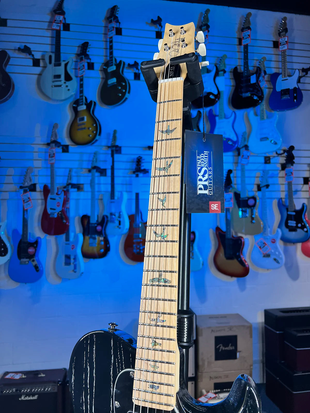 PRS SE NF 53 Electric Guitar - Black Doghair - Signature Dealer GET PLEK'D Free! 639