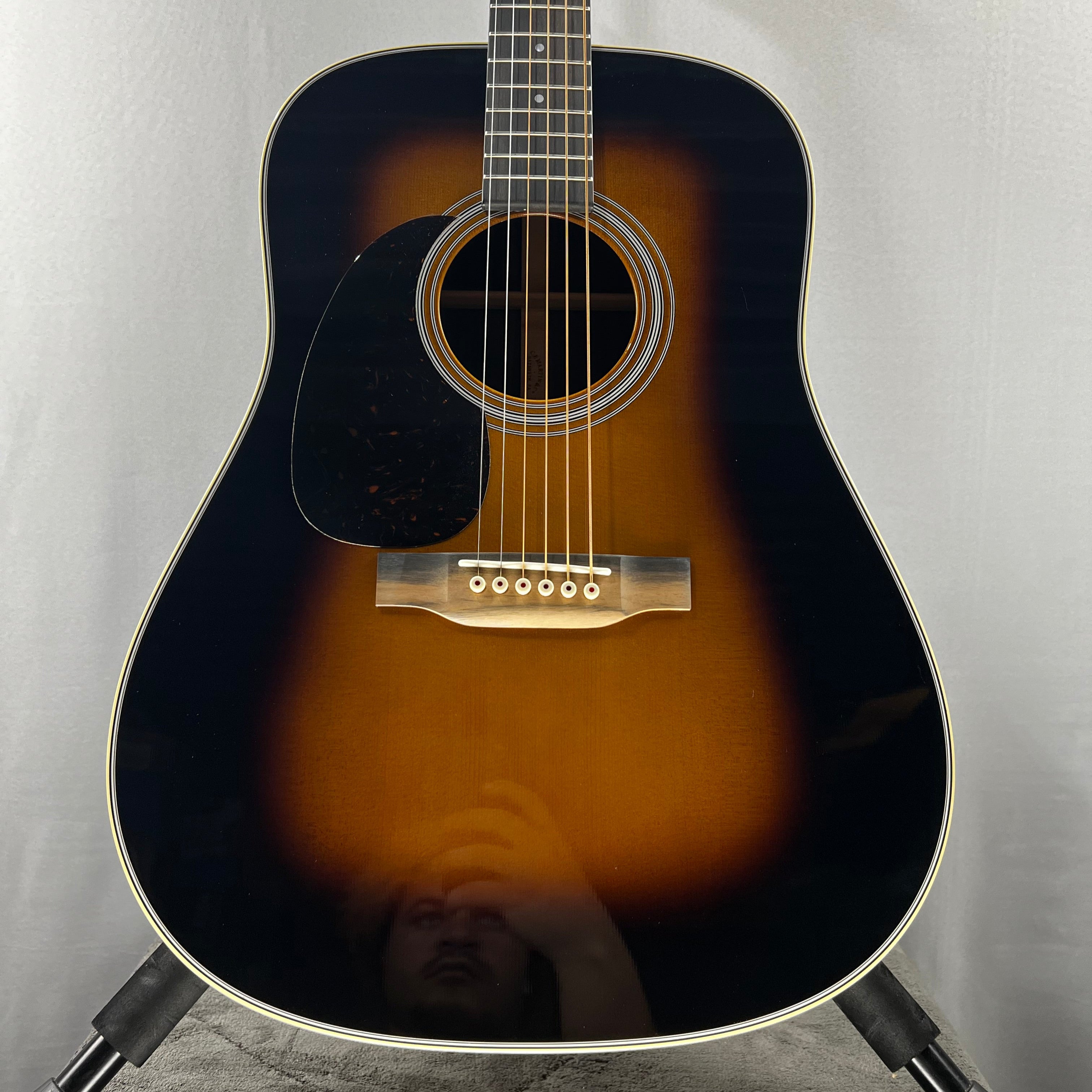 D-28 Left-Handed Acoustic Guitar - Sunburst #457