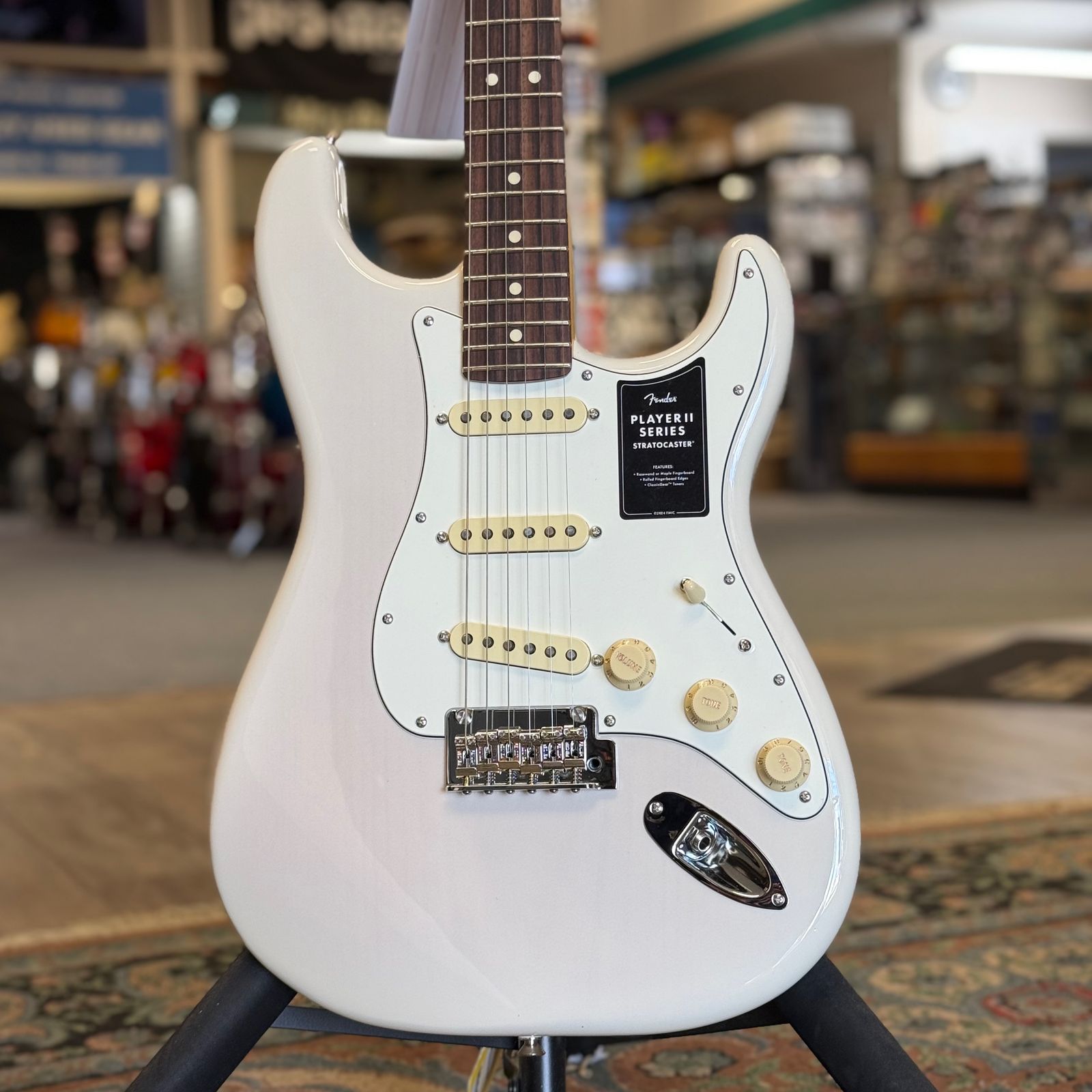 Fender Player II Stratocaster, Chambered Ash, White Blonde #347