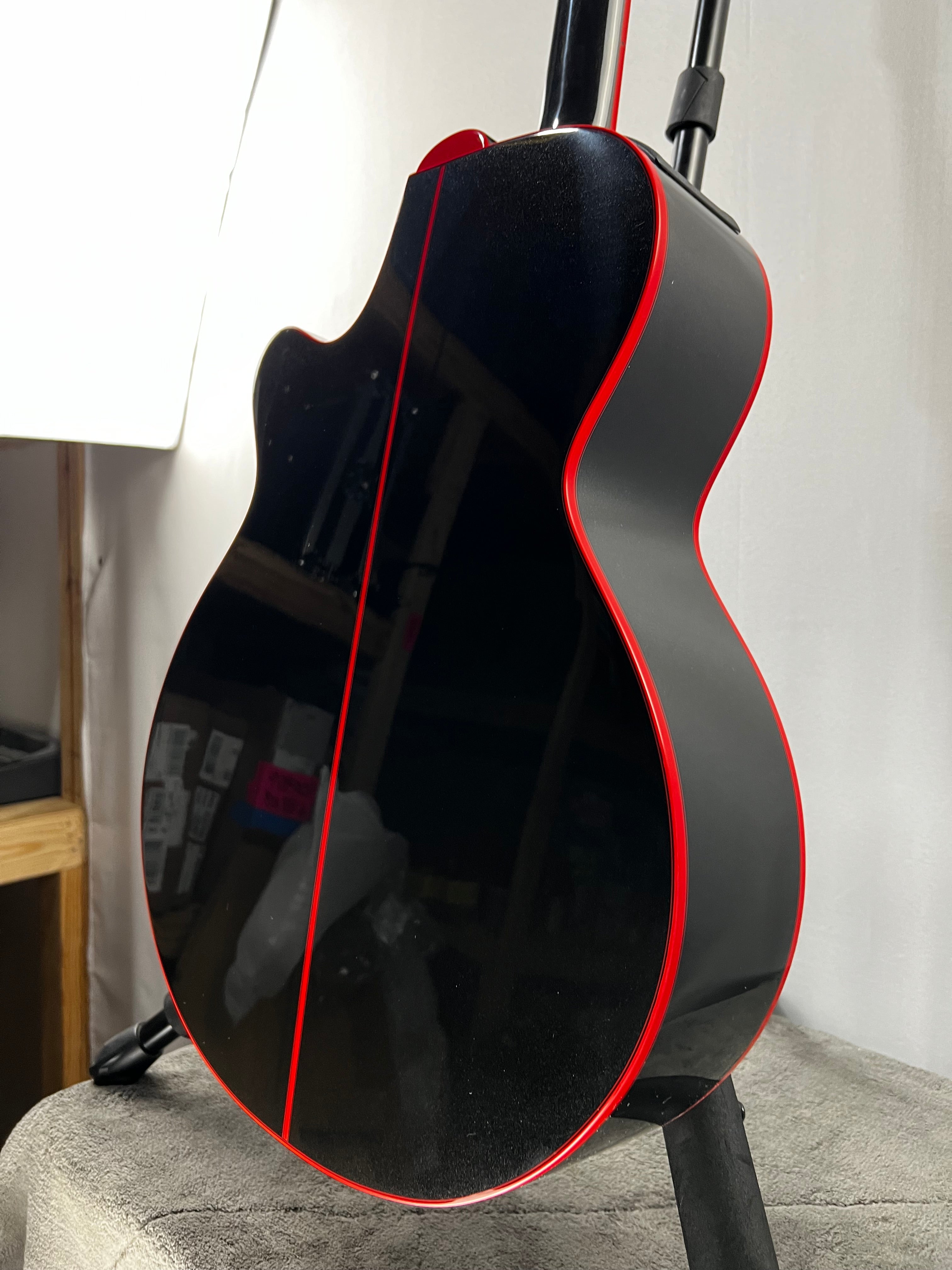Takamine GF49CE FXC Acoustic-electric guitar - Cosmic Black & PLEK*D #658