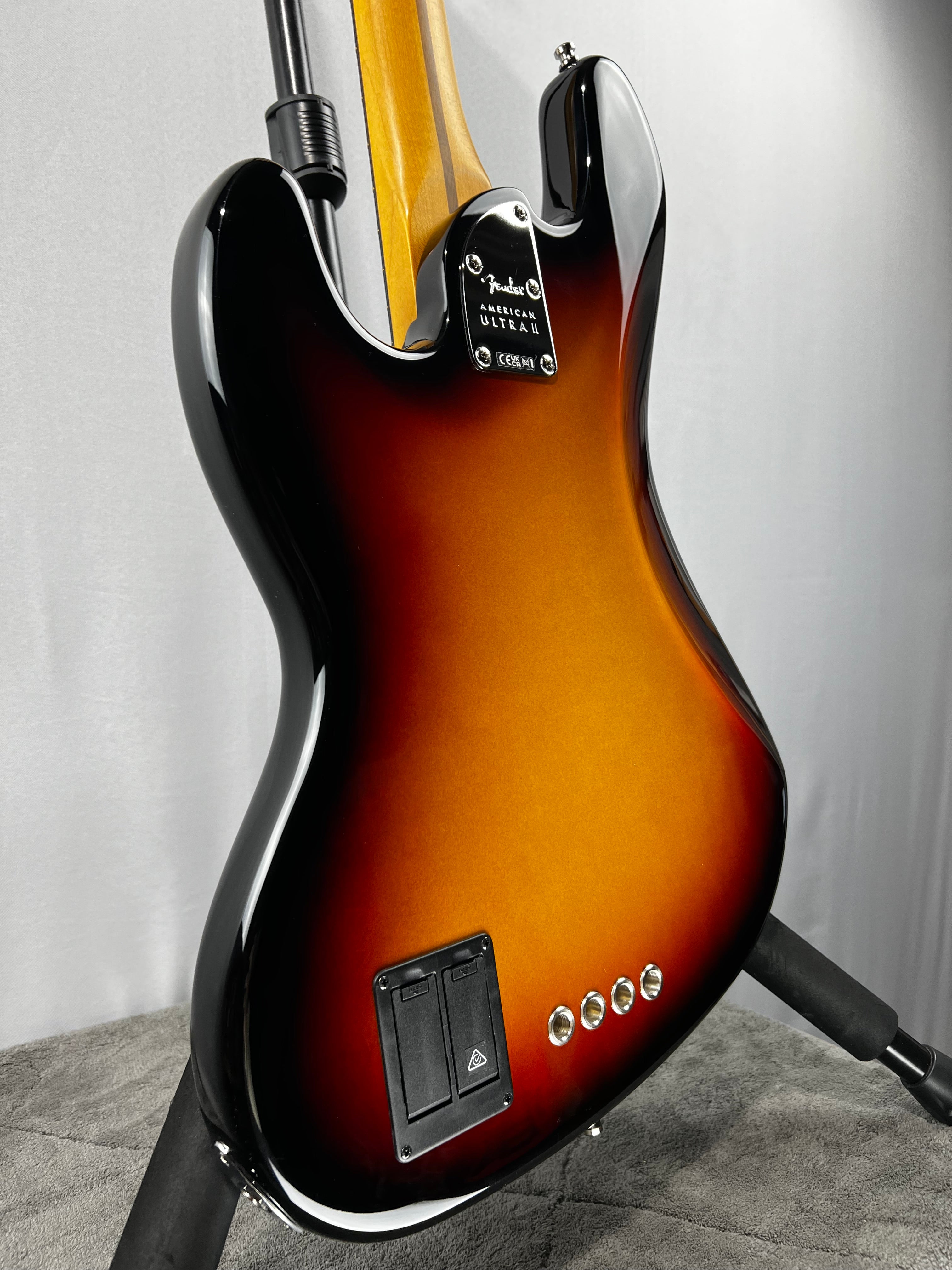 American Ultra II Jazz Bass - Ultraburst, Ebony Fingerboard #660 GET PLEK'D!