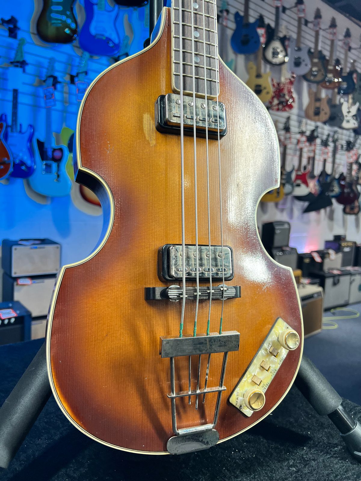 Hofner H500/1-64-0 2025 - Sunburst, Relic, With Hofner Case, 500/1 Vintage, 030